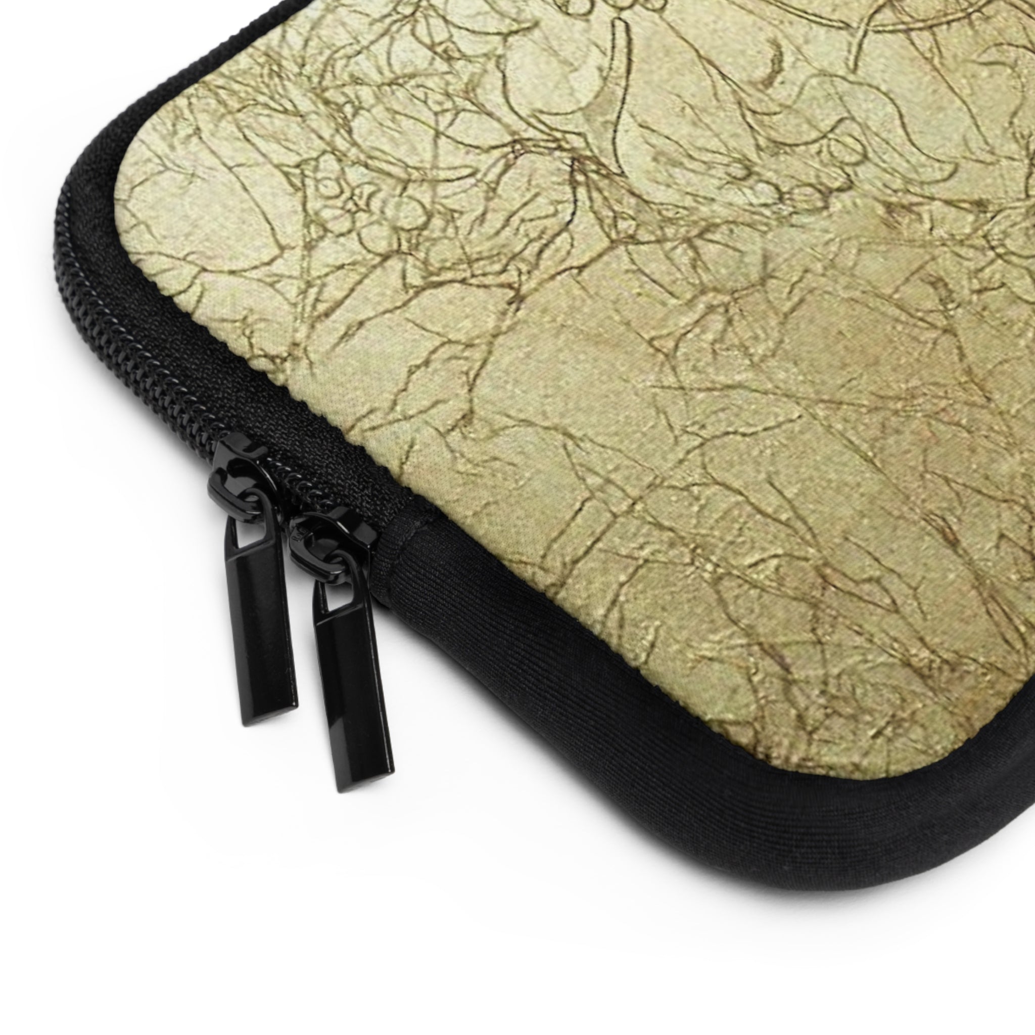 Elegant Laptop Sleeve with Gold Embossed Design by Studio Blitz