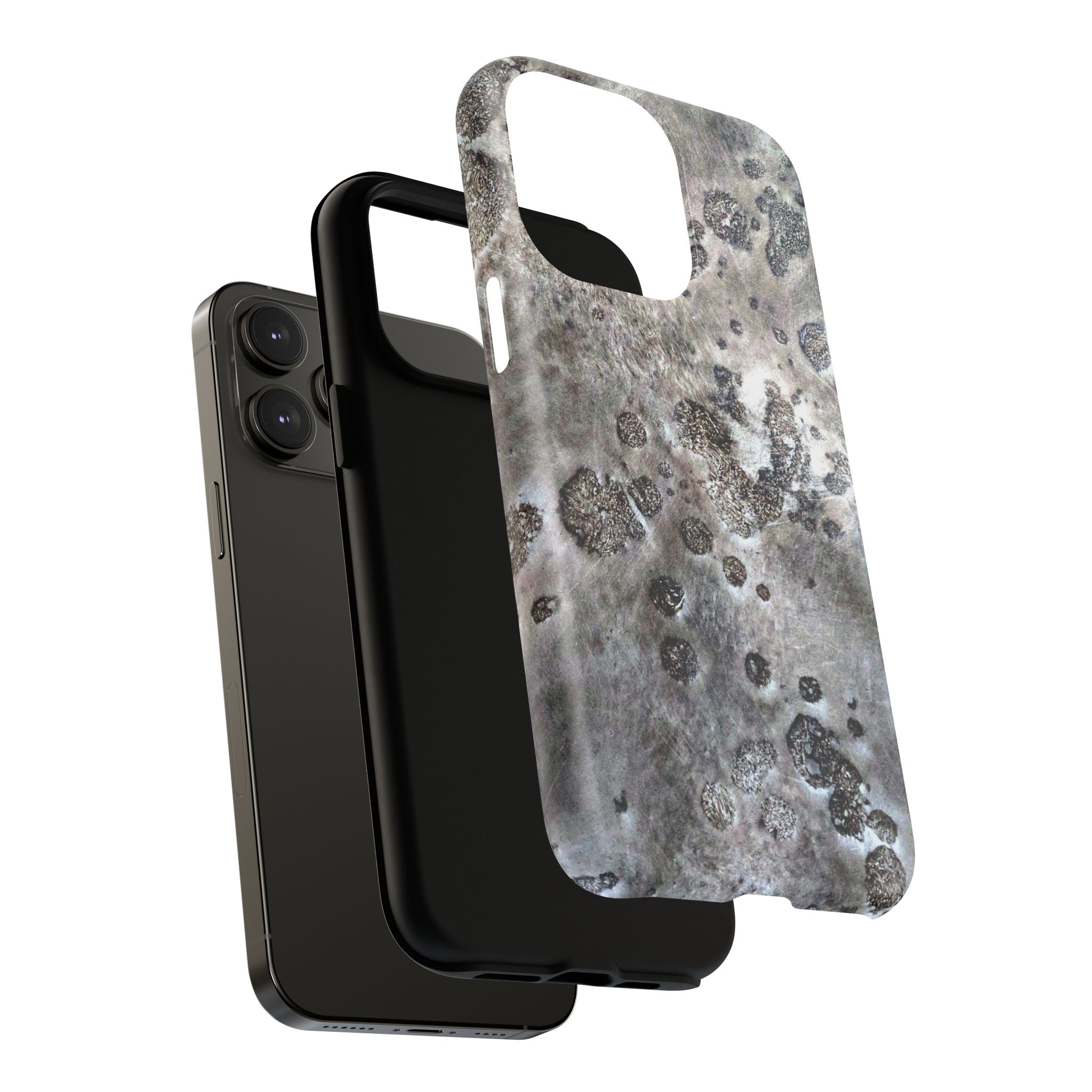 Tough Magnetic Phone Case with Moon Rock Art Design by Studio Blitz