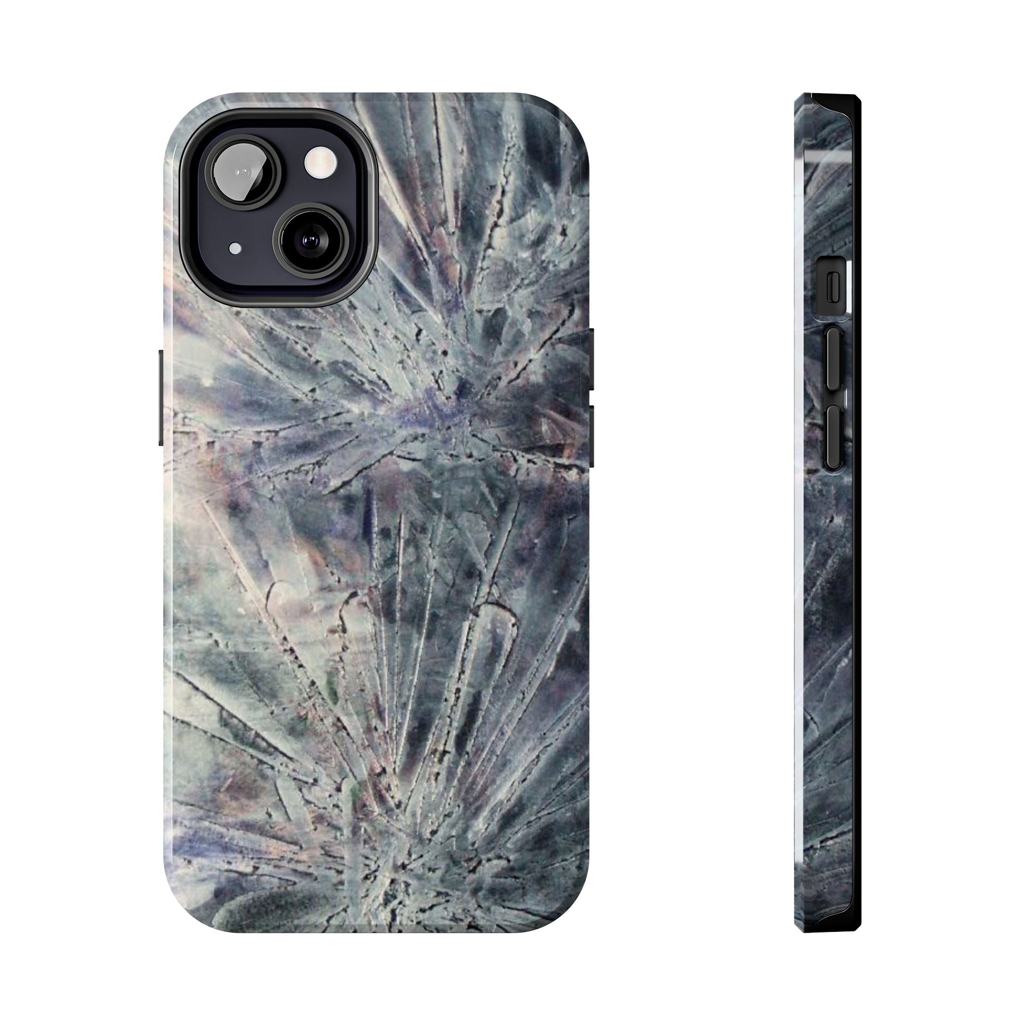 Phone Case with A Burst of Abstract Art Design by Studio Blitz