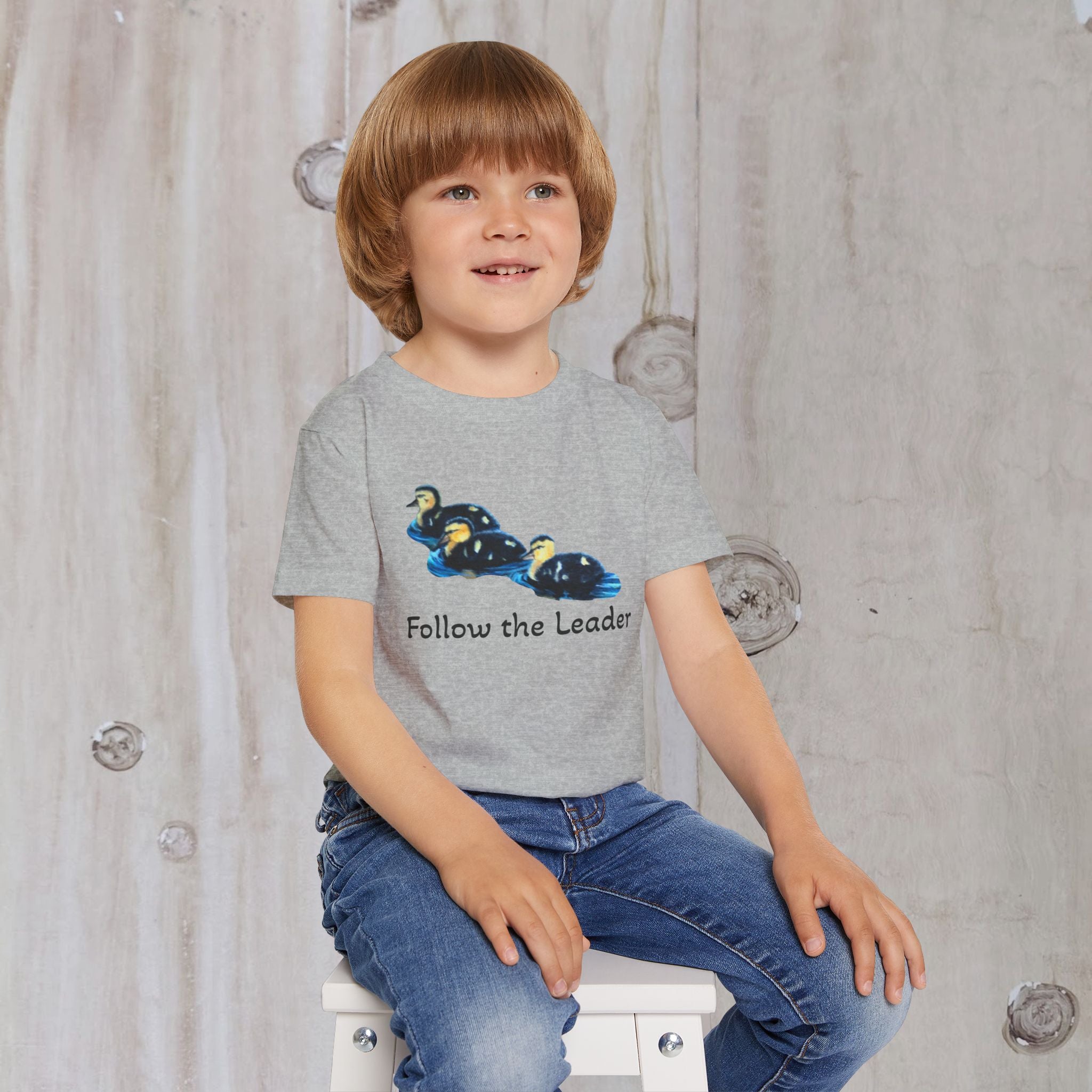 Toddler T-Shirt - Cute Duck Theme Painted by Studio Blitz