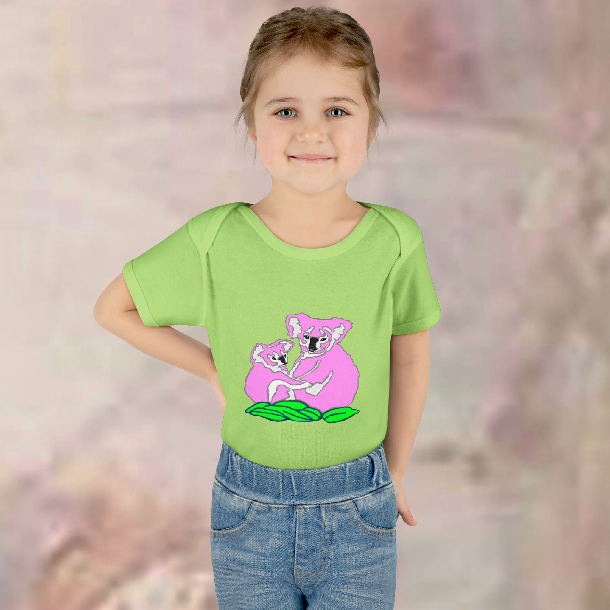 So Cute Pink Koalas designed by Studio Blitz Infant to 24 Mo. Bodysuit
