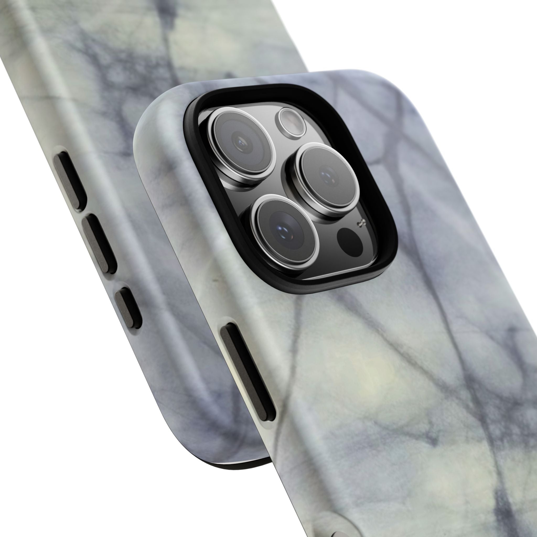 Phone Case, Eye-catching White Marble Look Tough Case by Studio Blitz