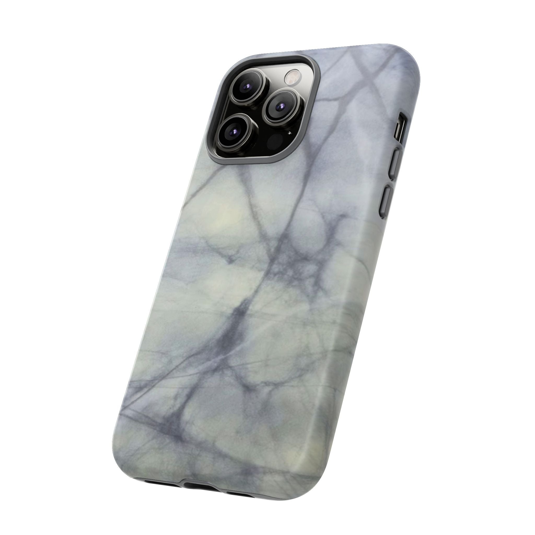 Phone Case, Eye-catching White Marble Look Tough Case by Studio Blitz