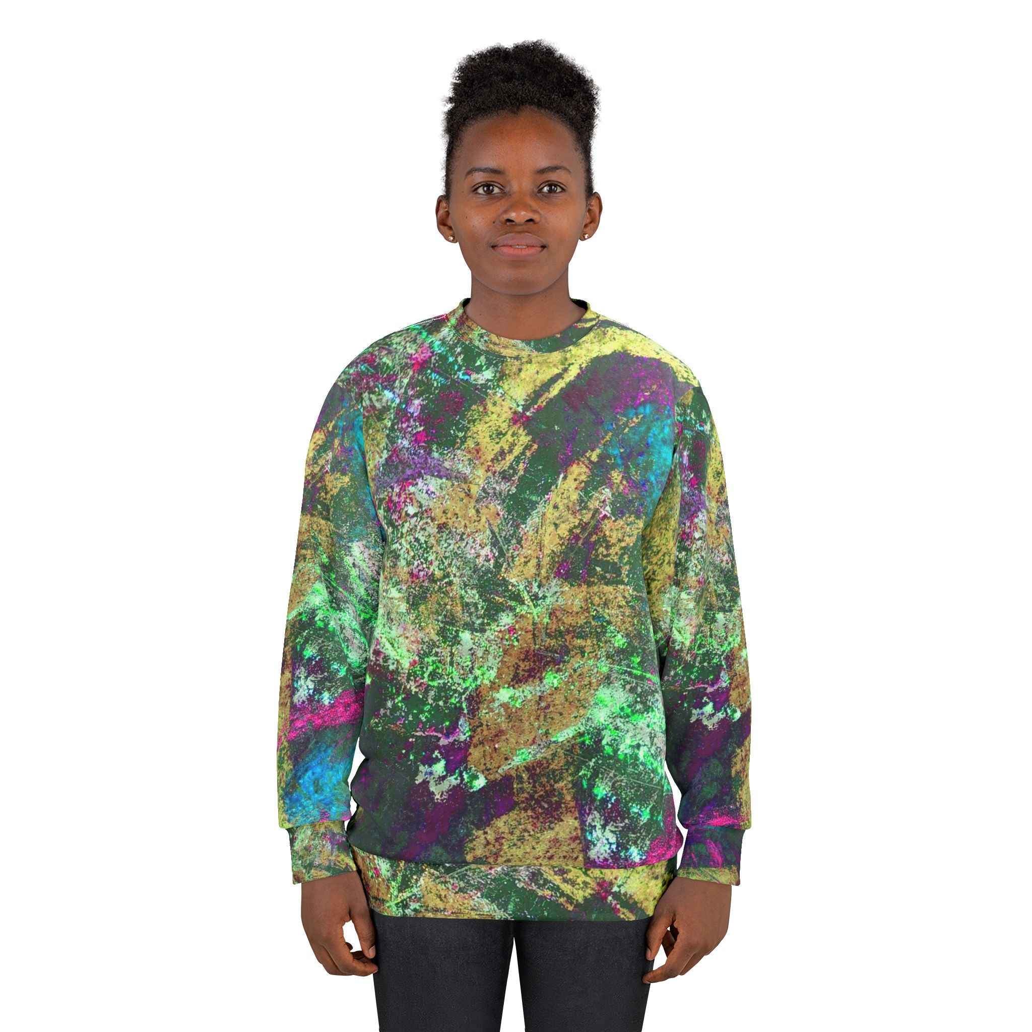 Unisex Sweatshirt Vibrant Abstract Art by Studio Blitz