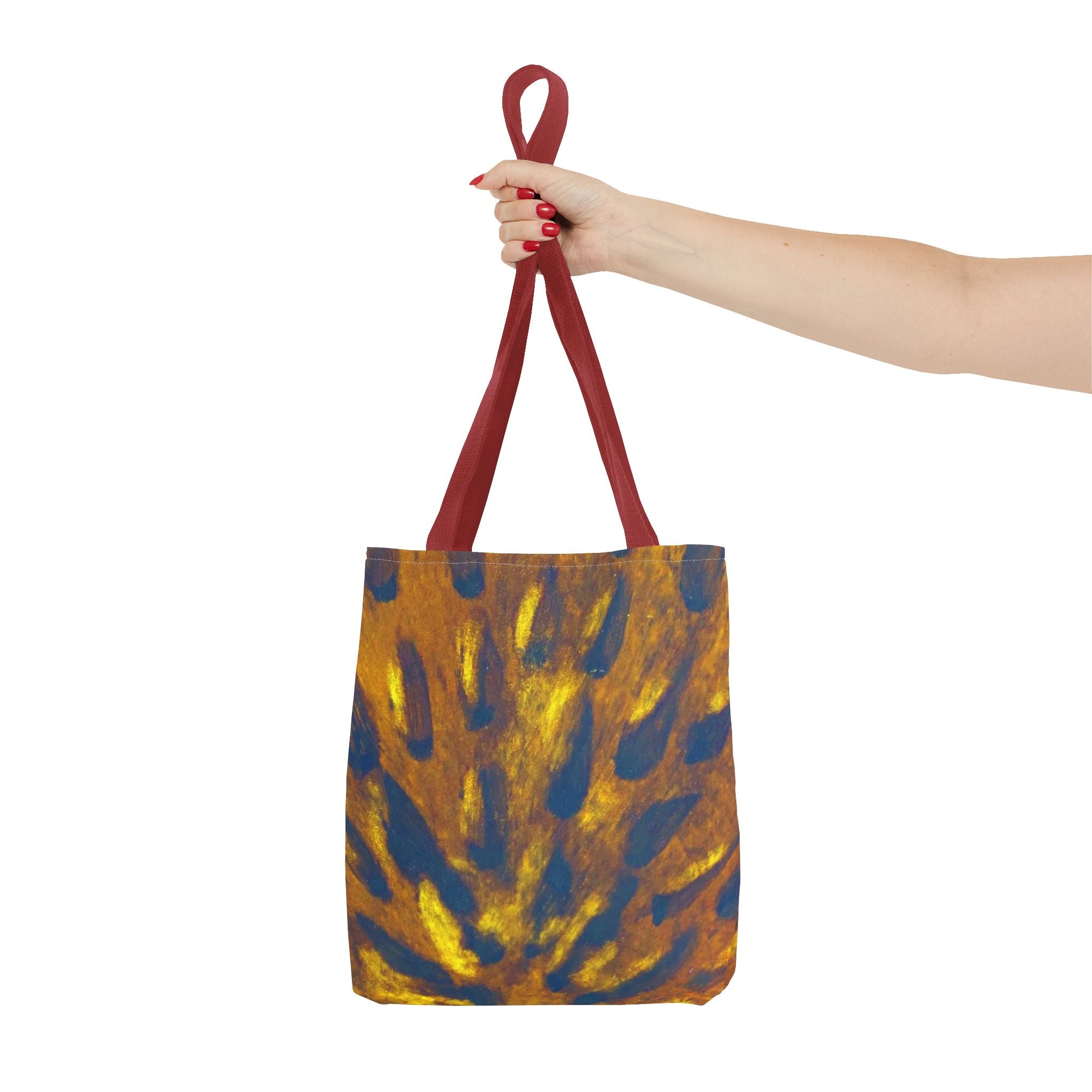Vibrant Art Tote Bag Designed by Studio Blitz to Walk on the Wild Side for Carryall