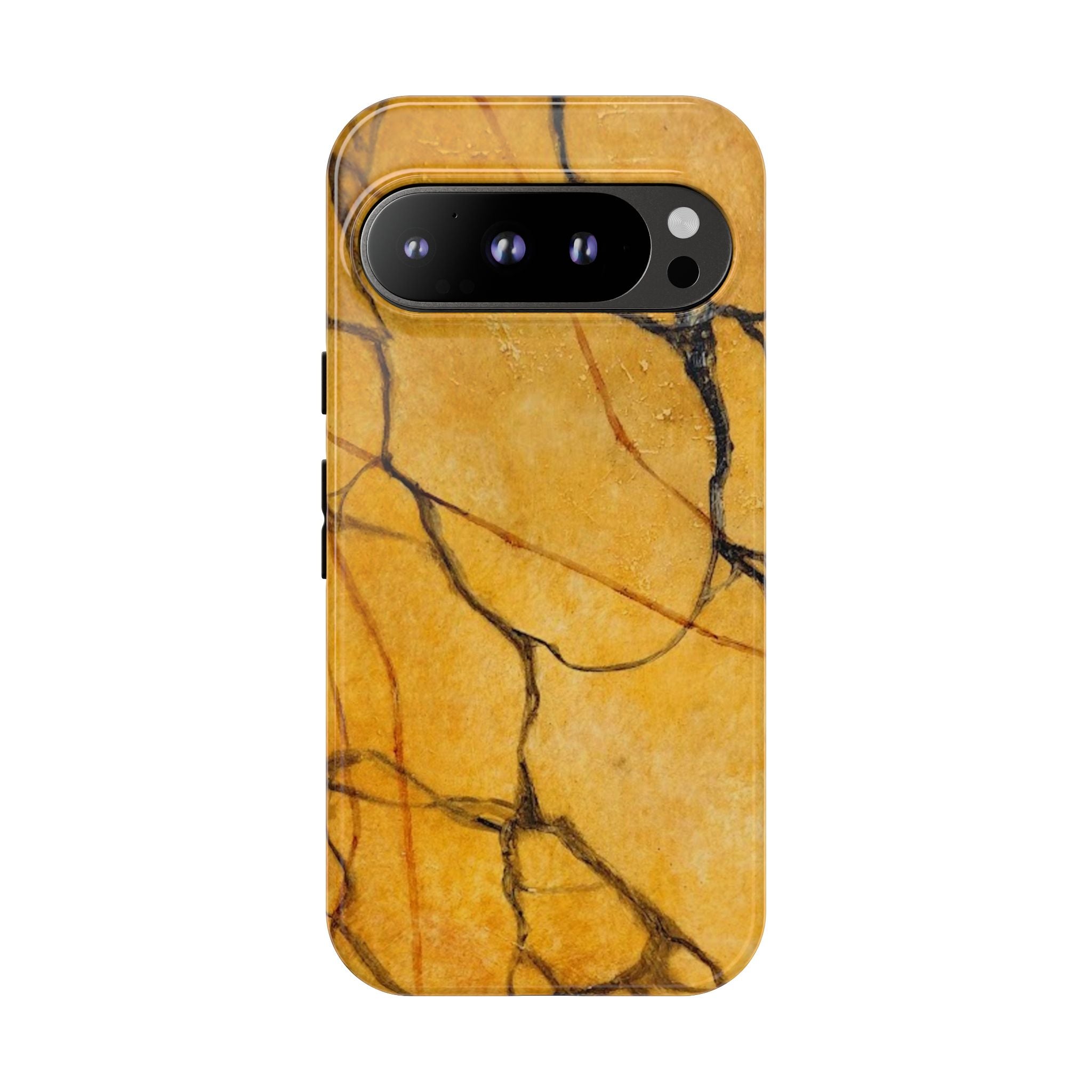 Sexy Gold Marbleized Phone Cases designed by Studio Blitz