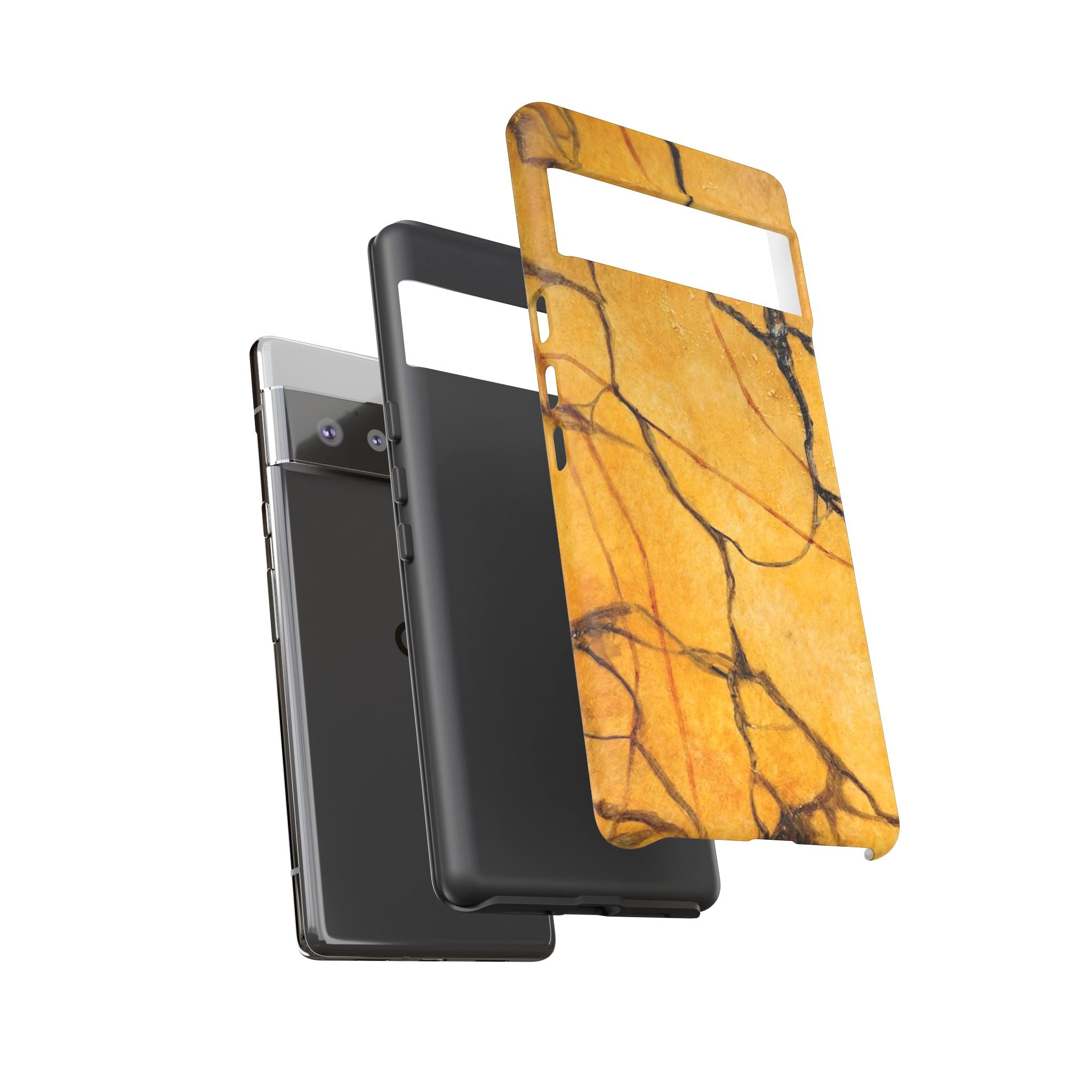 Sexy Gold Marbleized Phone Cases designed by Studio Blitz