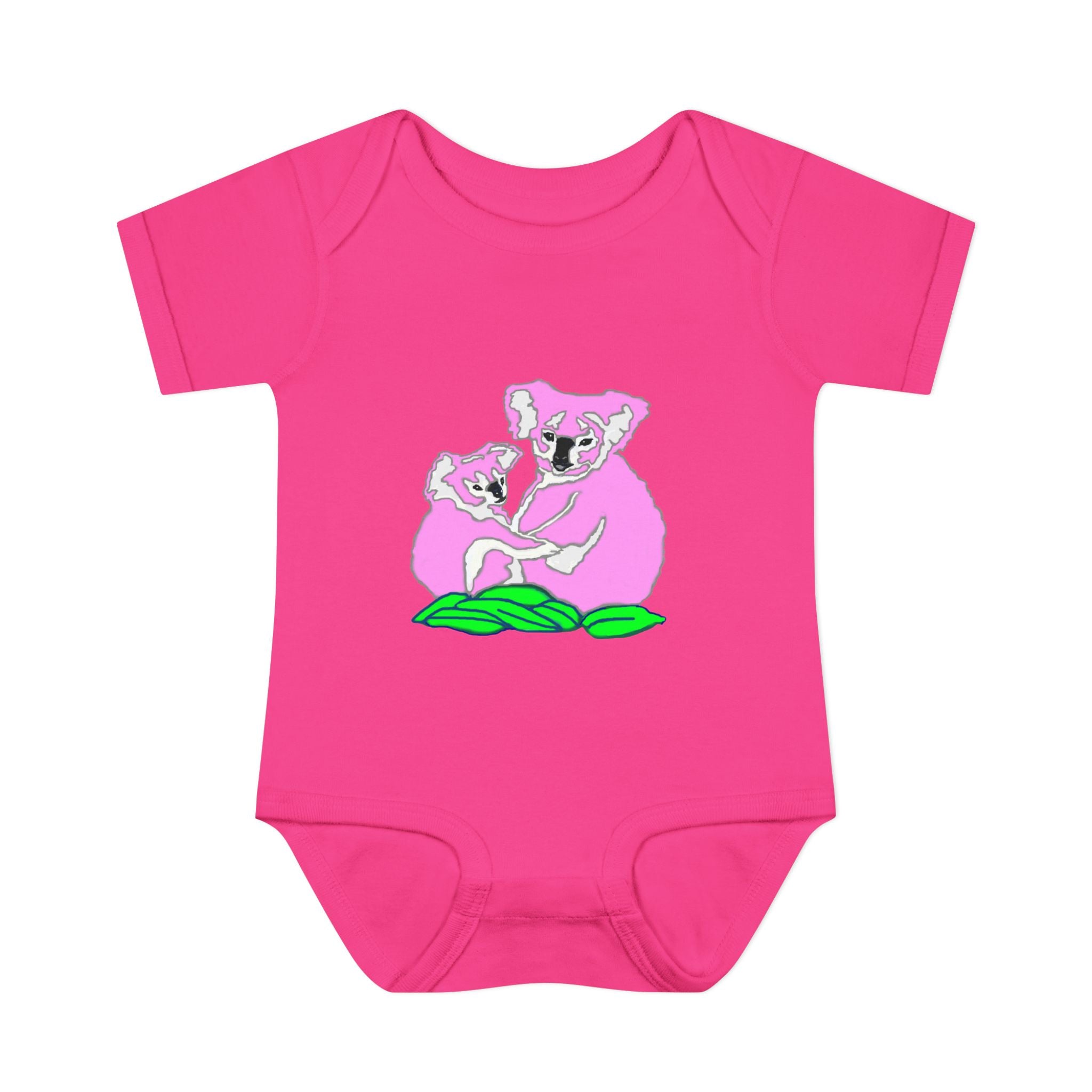 So Cute Pink Koalas designed by Studio Blitz Infant to 24 Mo. Bodysuit