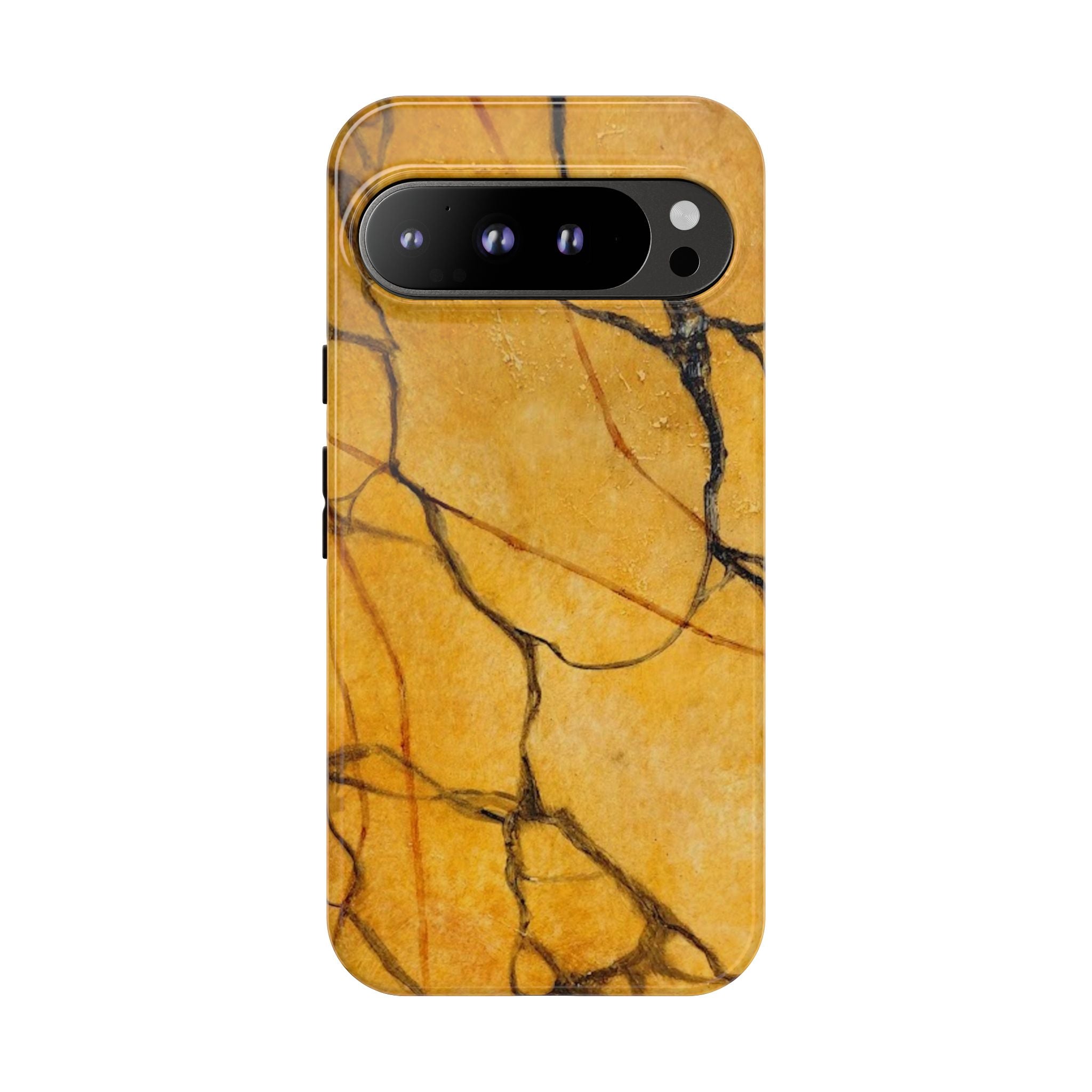 Sexy Gold Marbleized Phone Cases designed by Studio Blitz