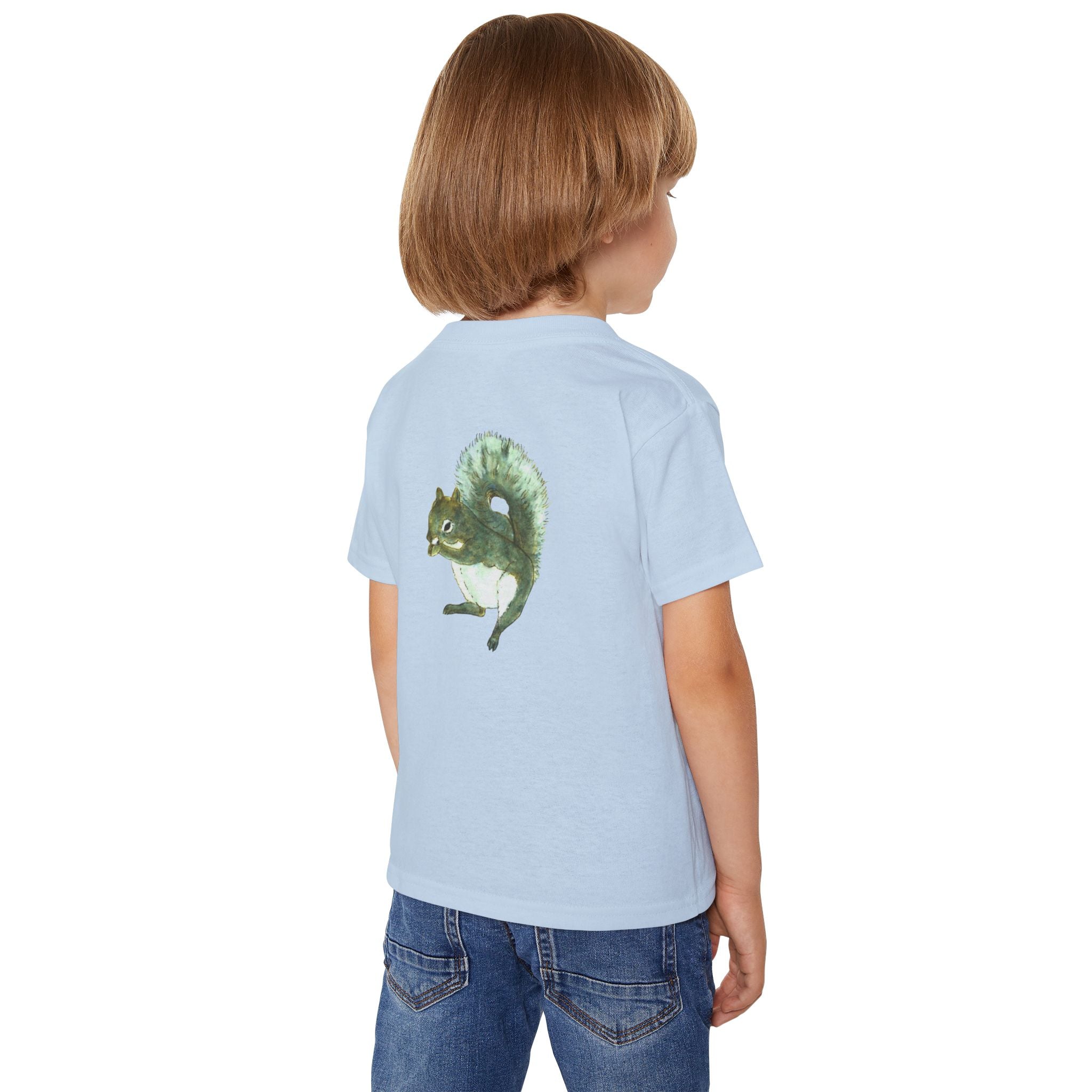 Nature-Inspired Toddler T-Shirt with Adorable Animal Art by Studio Blitz