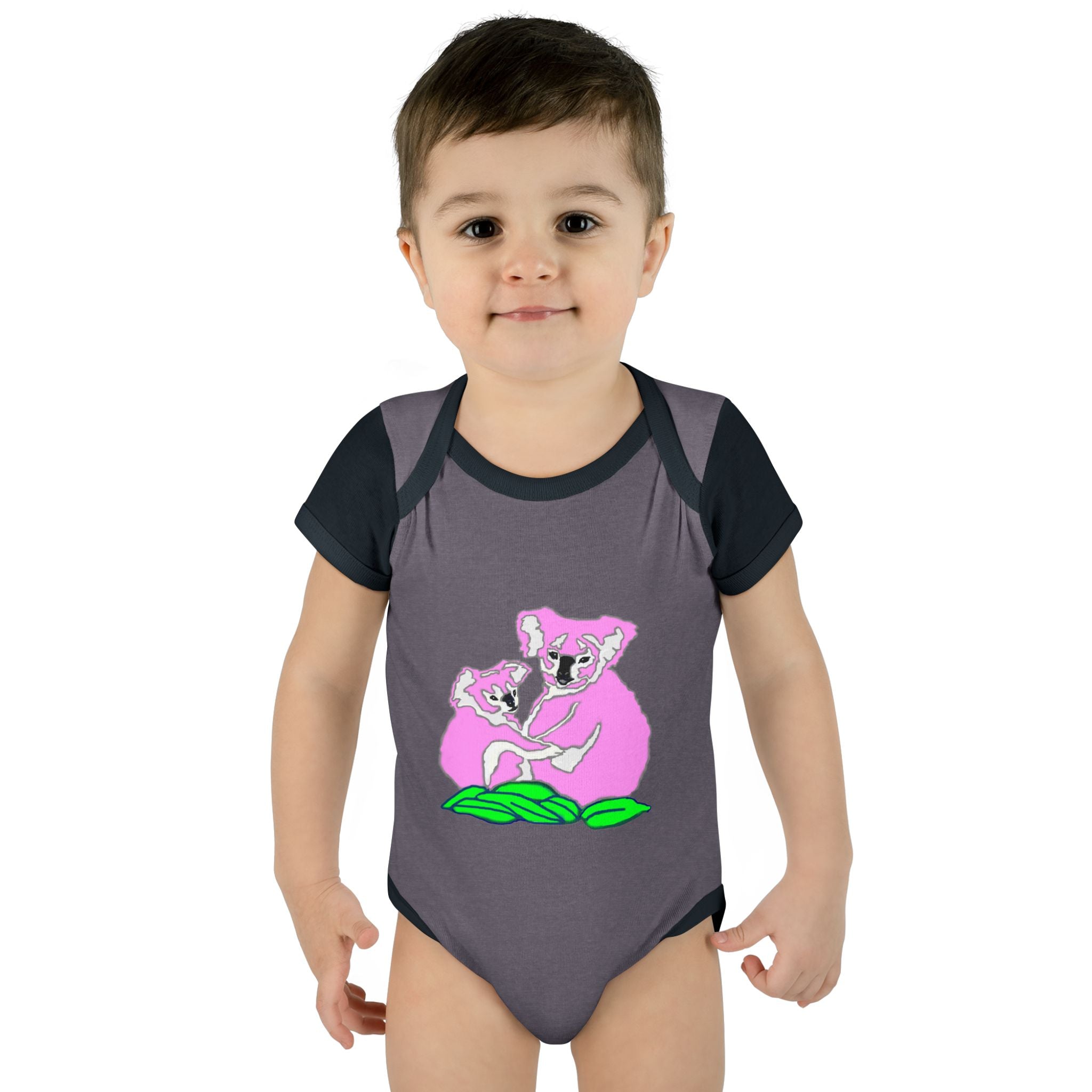 So Cute Pink Koalas designed by Studio Blitz Infant to 24 Mo. Bodysuit