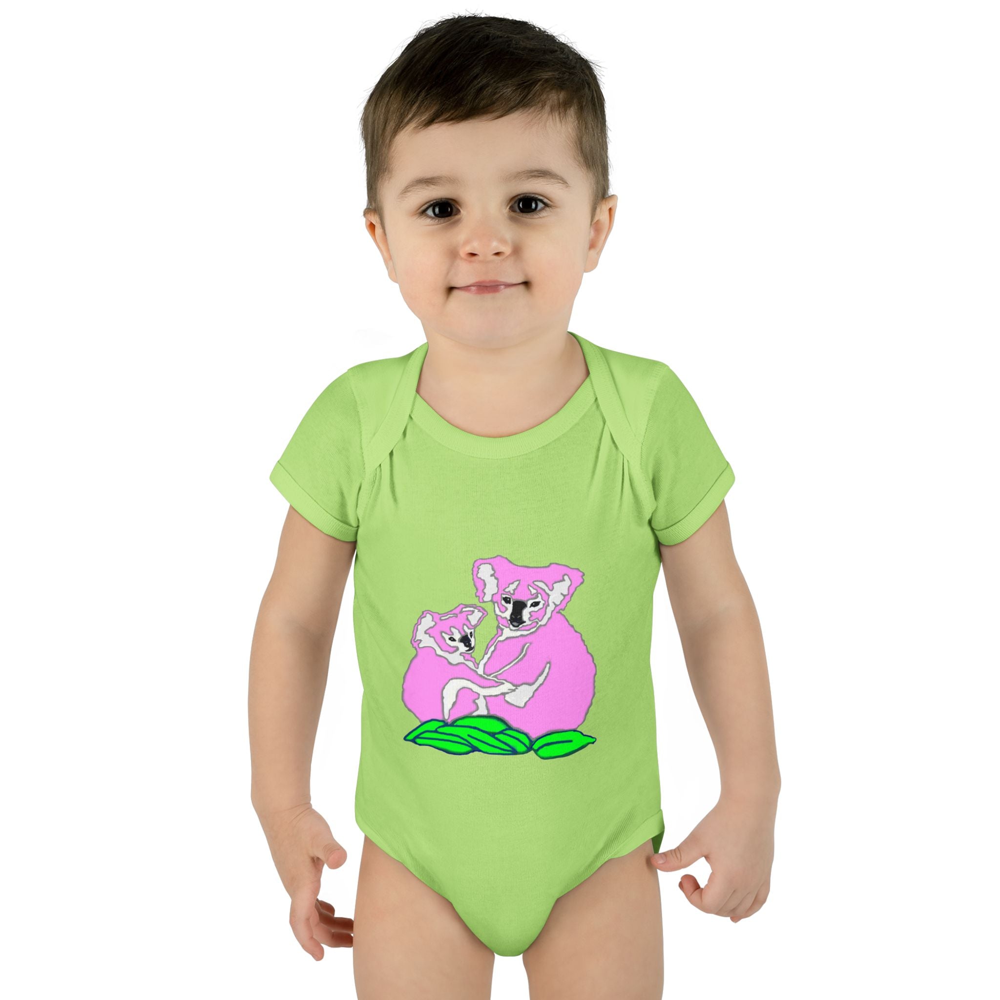 So Cute Pink Koalas designed by Studio Blitz Infant to 24 Mo. Bodysuit