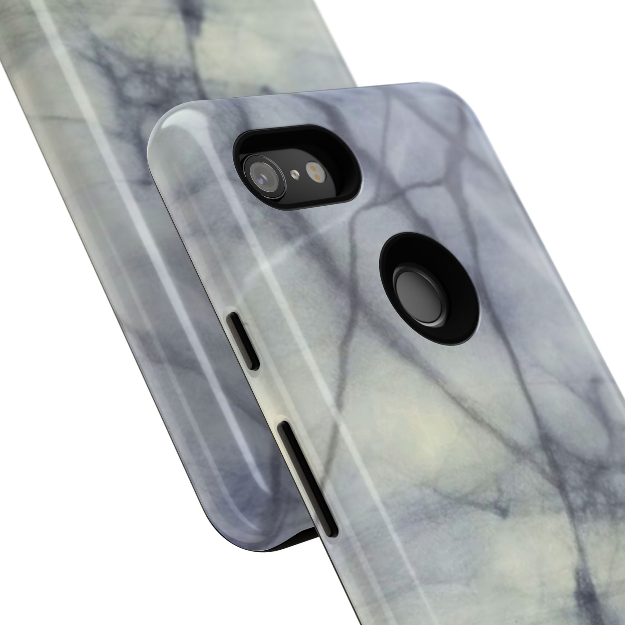 Phone Case, Eye-catching White Marble Look Tough Case by Studio Blitz