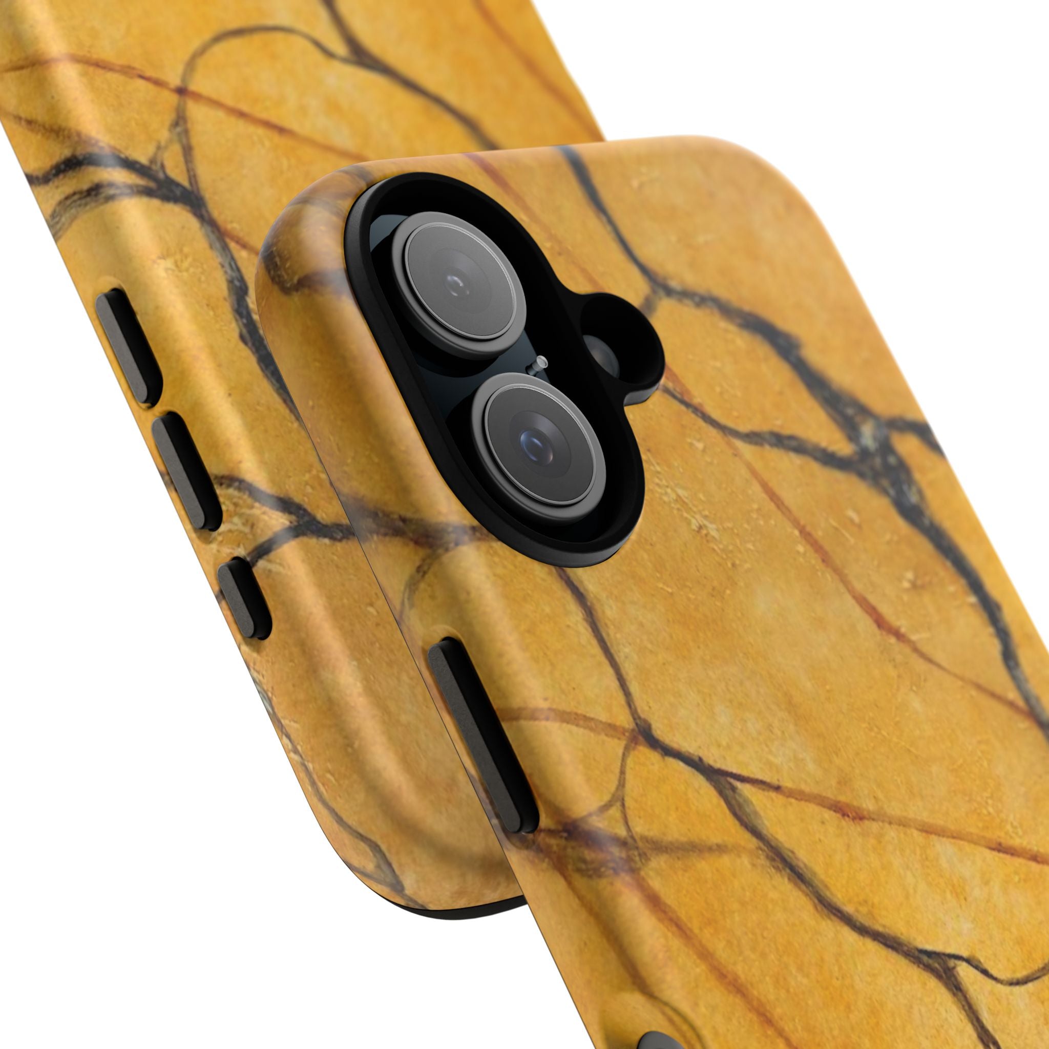 Sexy Gold Marbleized Phone Cases designed by Studio Blitz