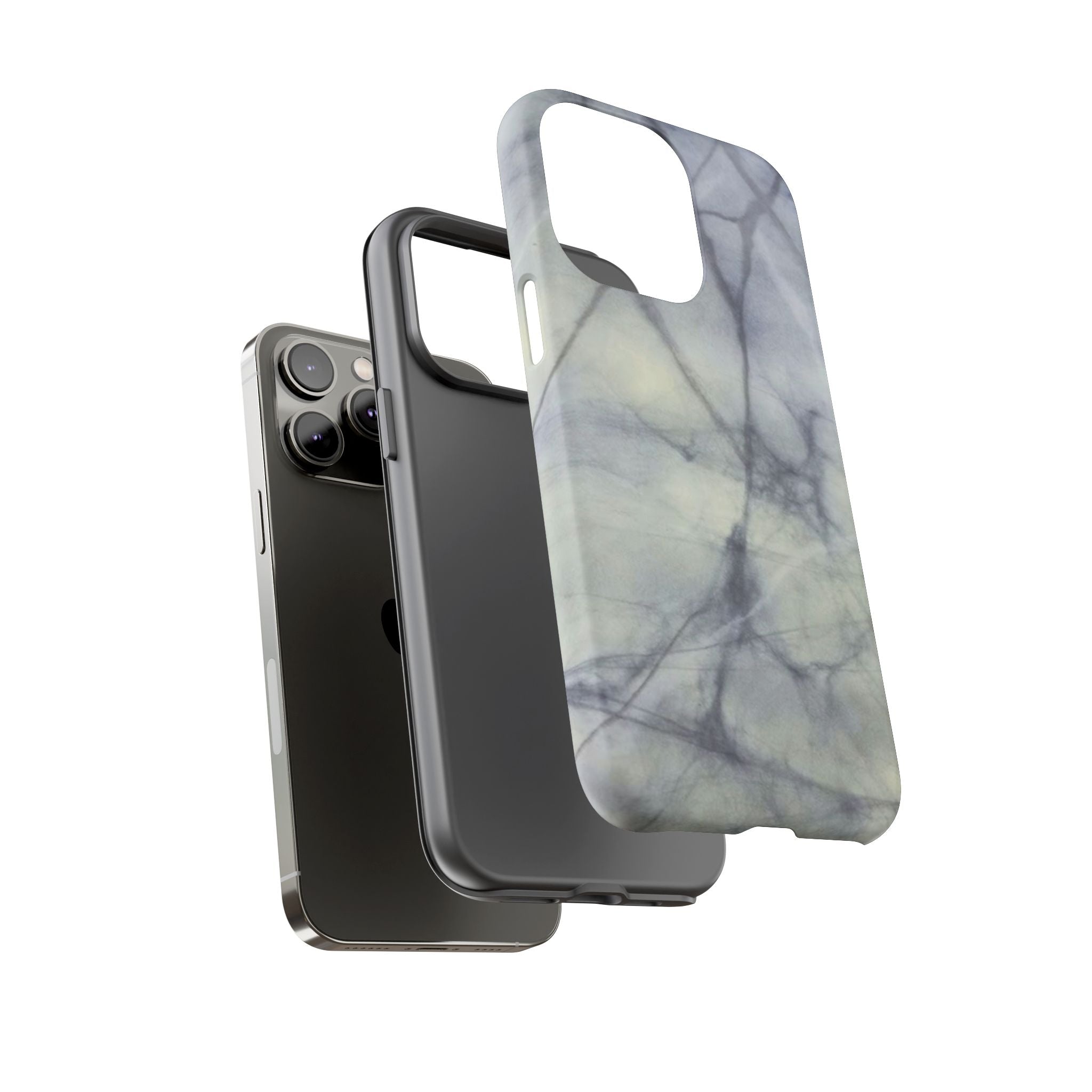 Phone Case, Eye-catching White Marble Look Tough Case by Studio Blitz