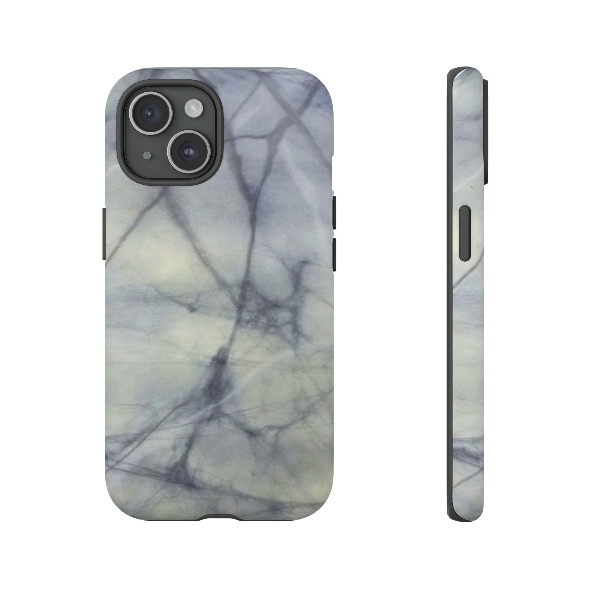 Phone Case, Eye-catching White Marble Look Tough Case by Studio Blitz