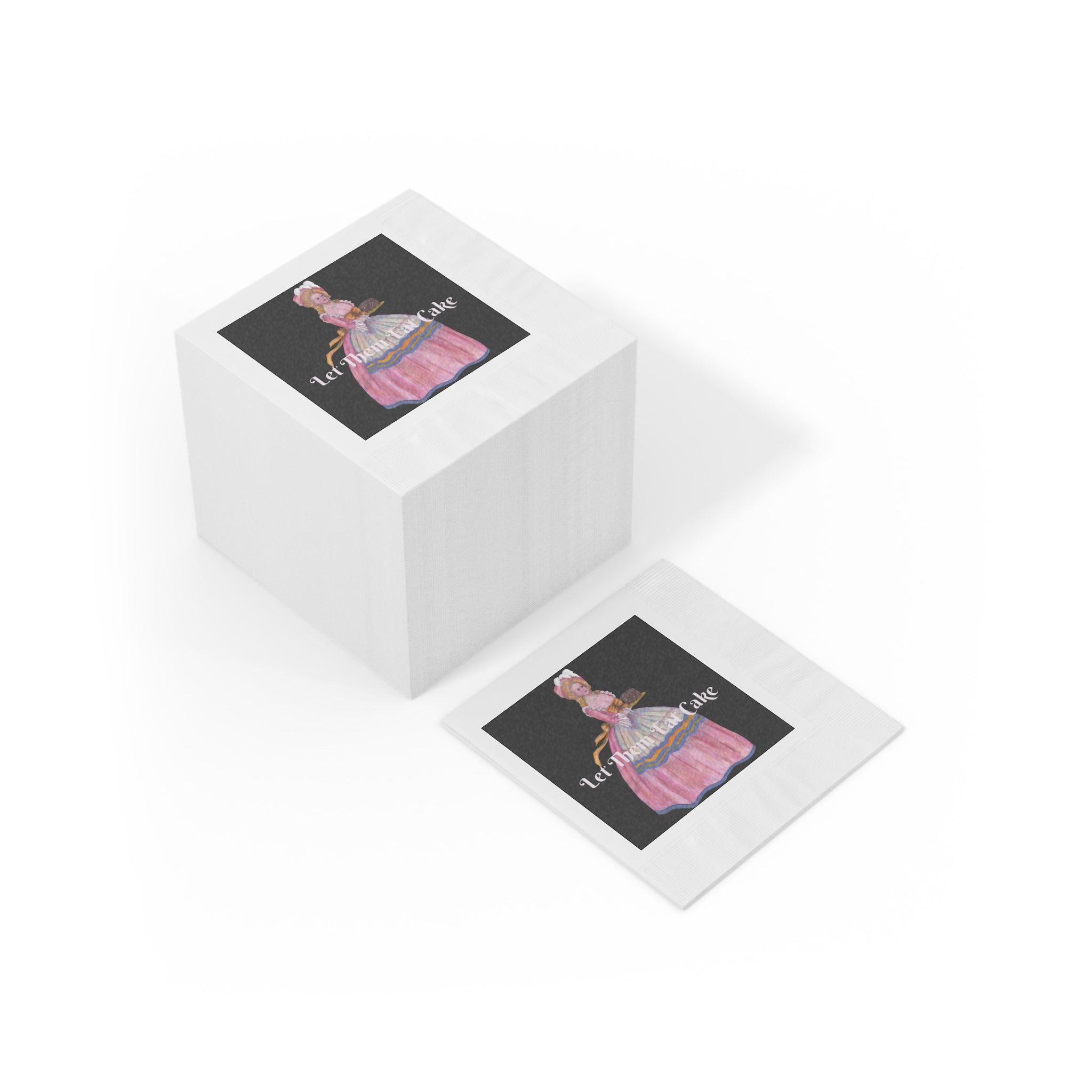 Napkins - Elegant 'Let Them Eat Cake' Design by Studio Blitz