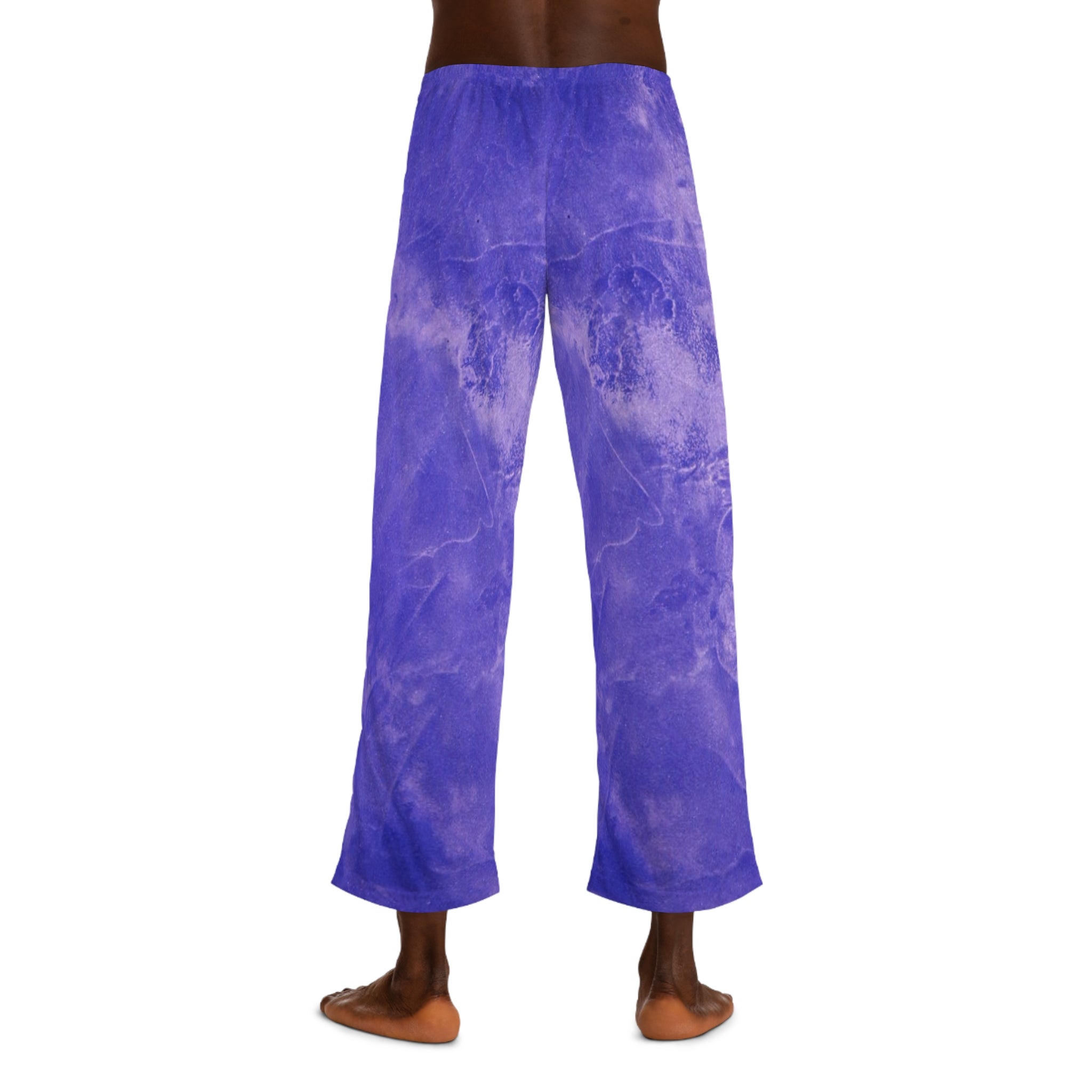 Blue Abstract Men's Pajama Pants by Studio Blitz