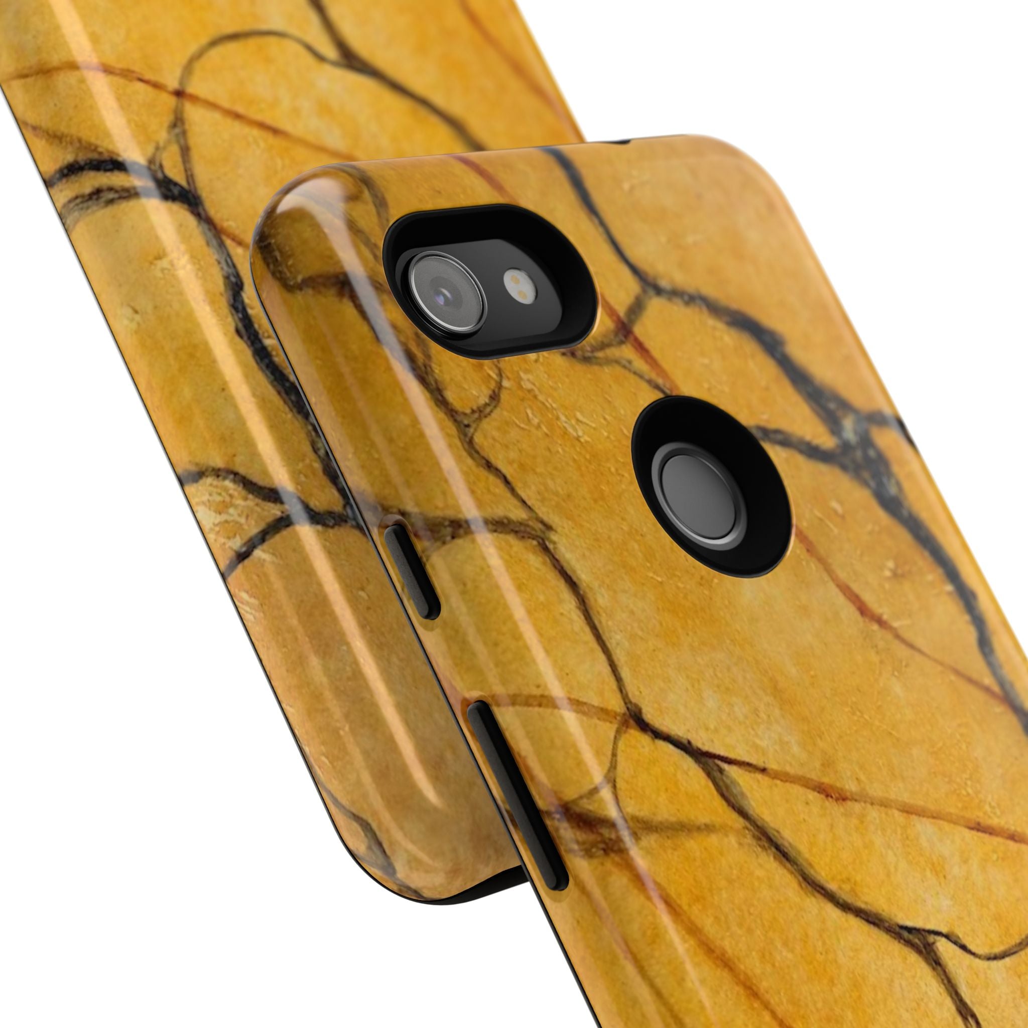 Sexy Gold Marbleized Phone Cases designed by Studio Blitz