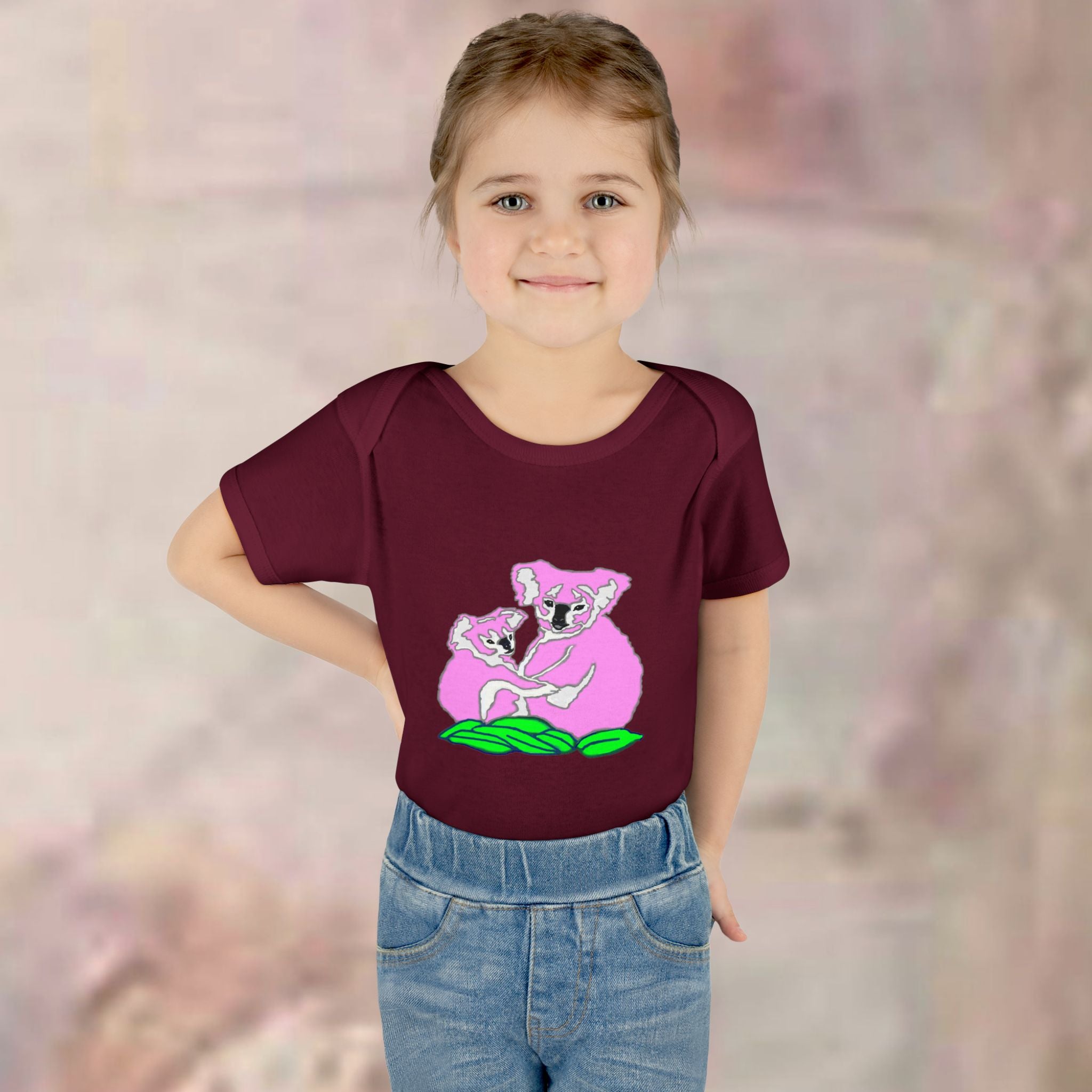 So Cute Pink Koalas designed by Studio Blitz Infant to 24 Mo. Bodysuit