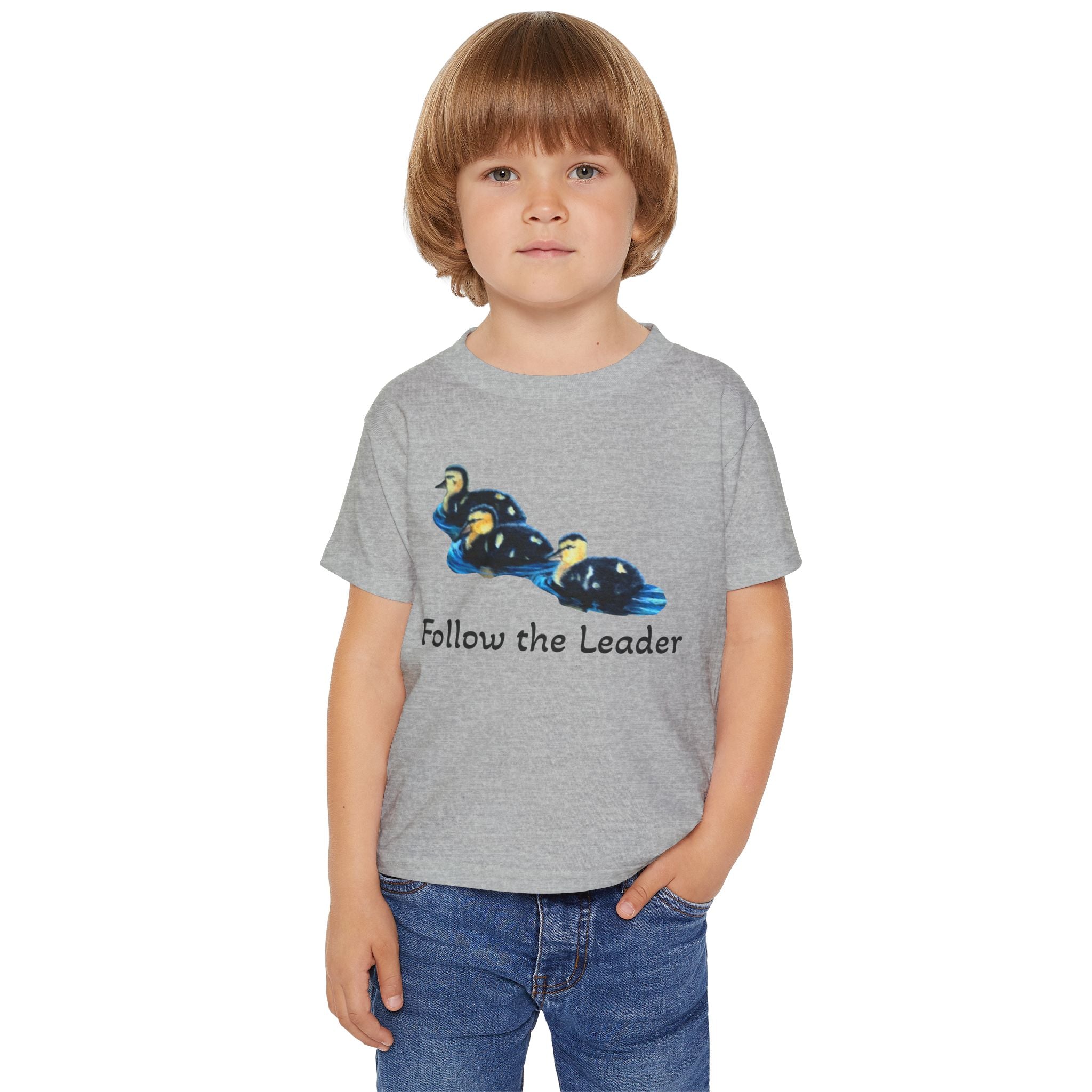 Toddler T-Shirt - Cute Duck Theme Painted by Studio Blitz