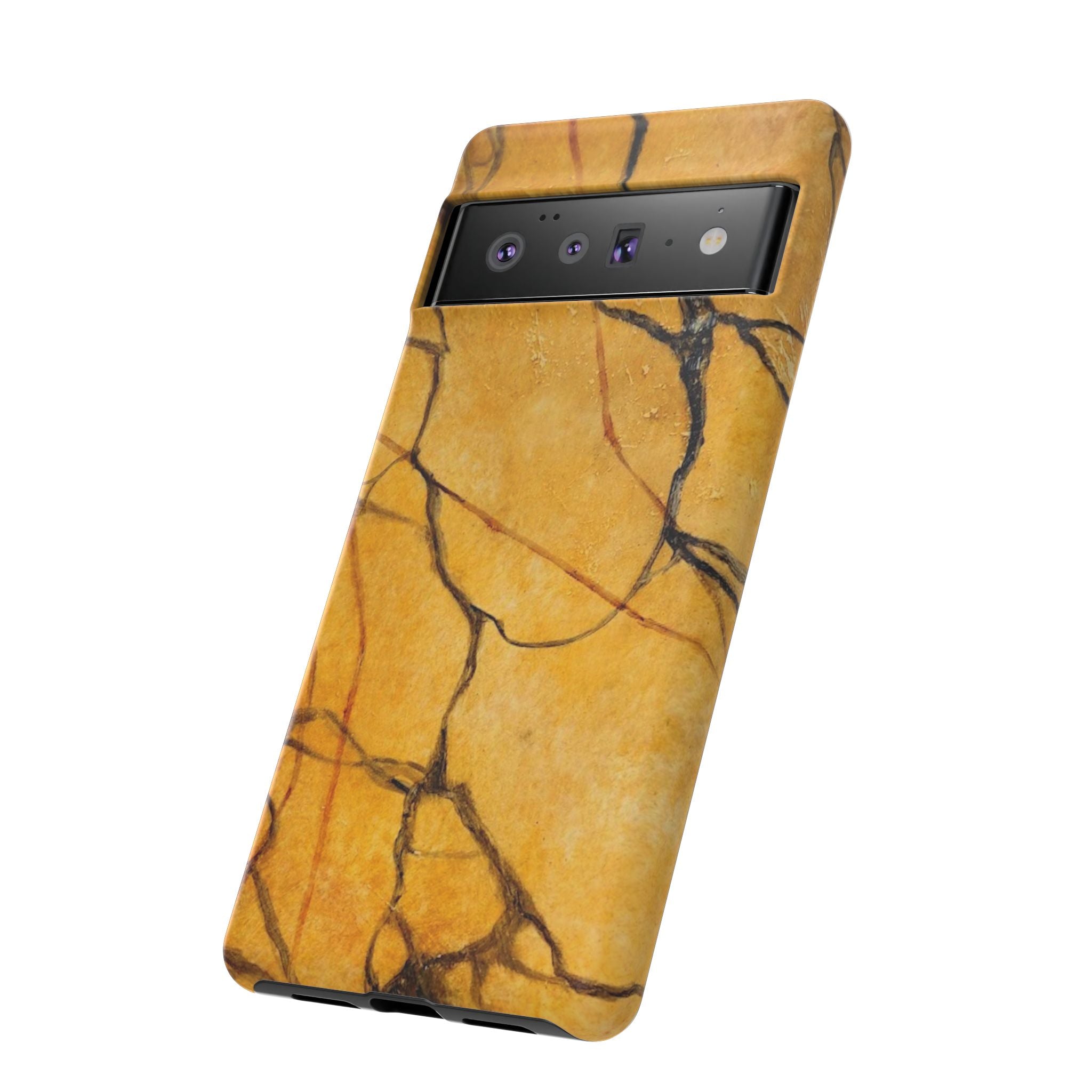 Sexy Gold Marbleized Phone Cases designed by Studio Blitz