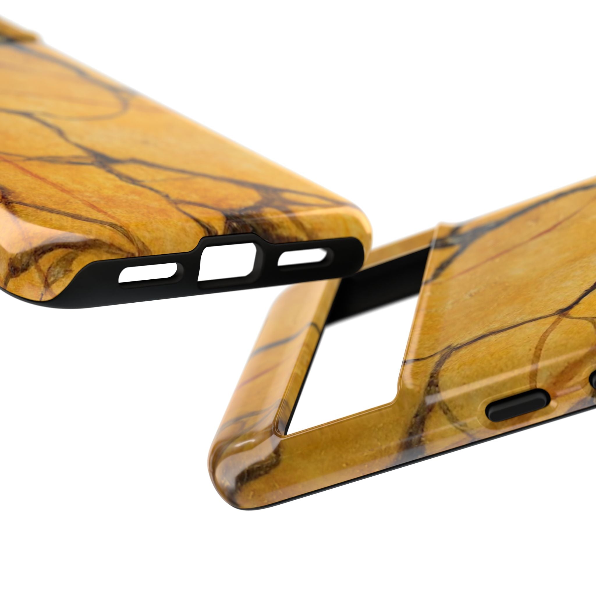 Sexy Gold Marbleized Phone Cases designed by Studio Blitz
