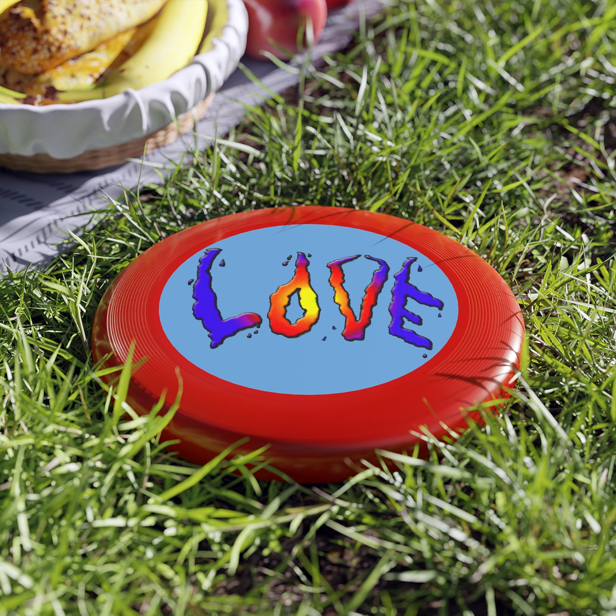 The Colorful LOVE Frisbee Designed by Studio Blitz