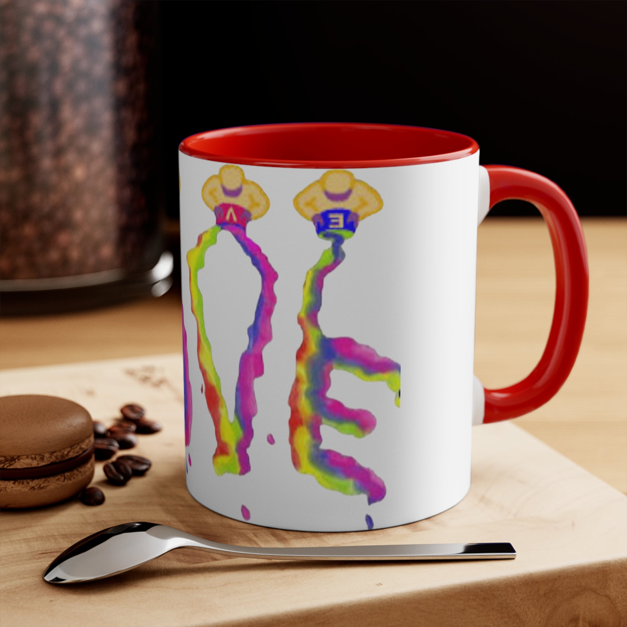 Colorful LOVE Mug designed by Studio Blitz