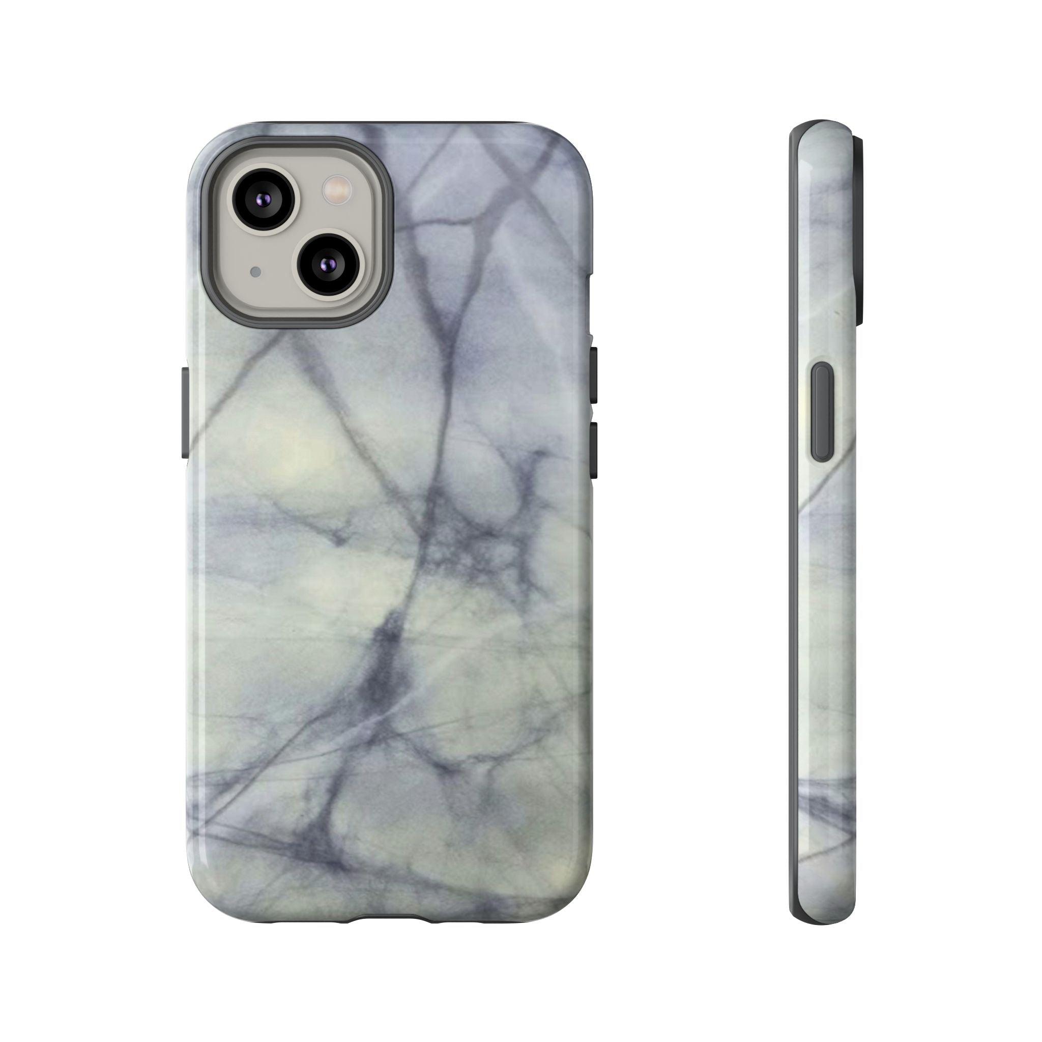 Phone Case, Eye-catching White Marble Look Tough Case by Studio Blitz