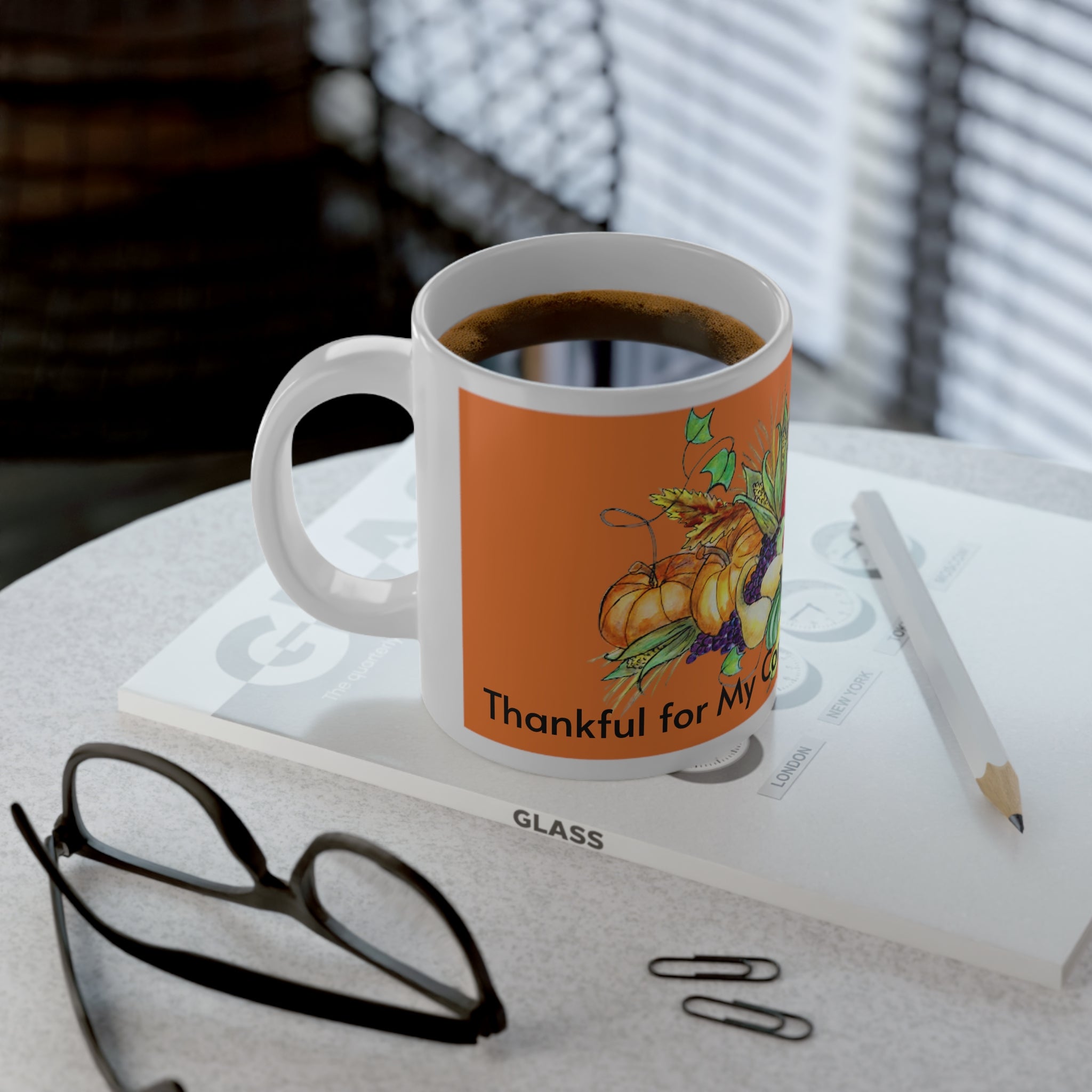 Jumbo Mug - Harvest Cornucopia of Blessings