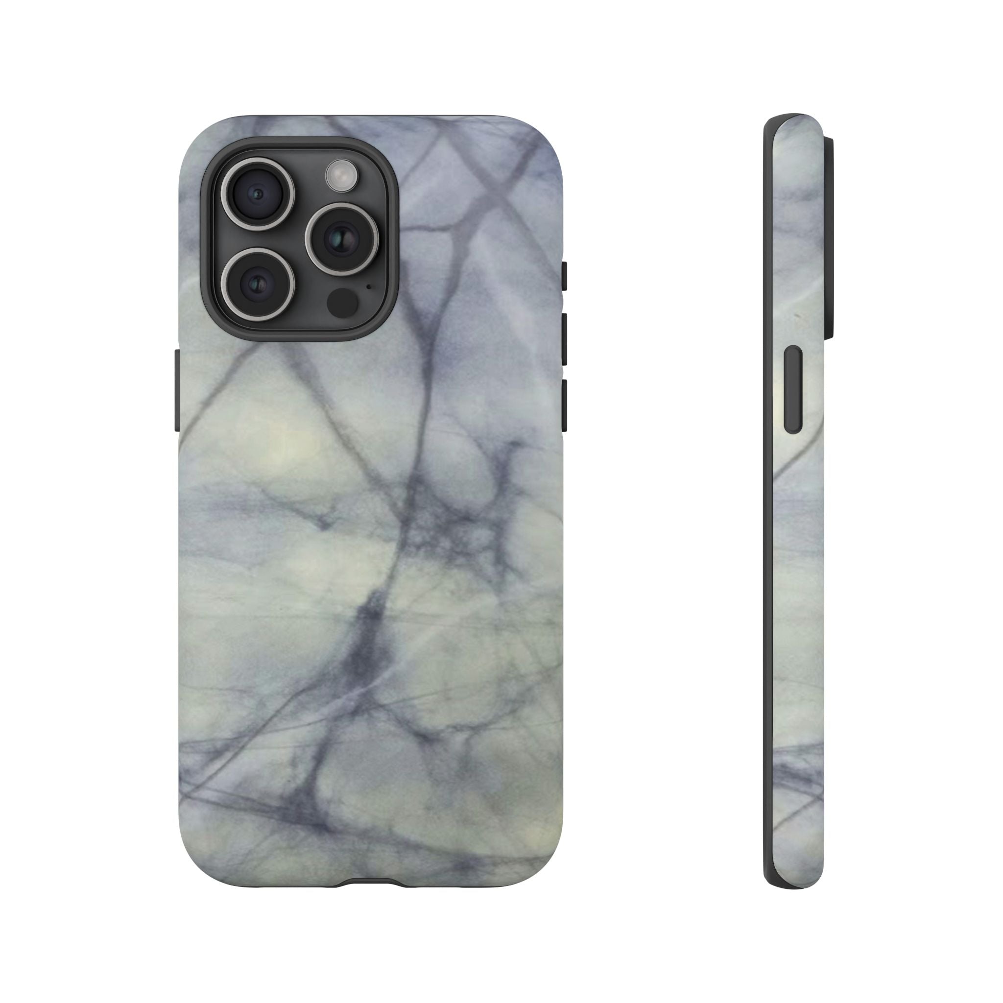 Phone Case, Eye-catching White Marble Look Tough Case by Studio Blitz
