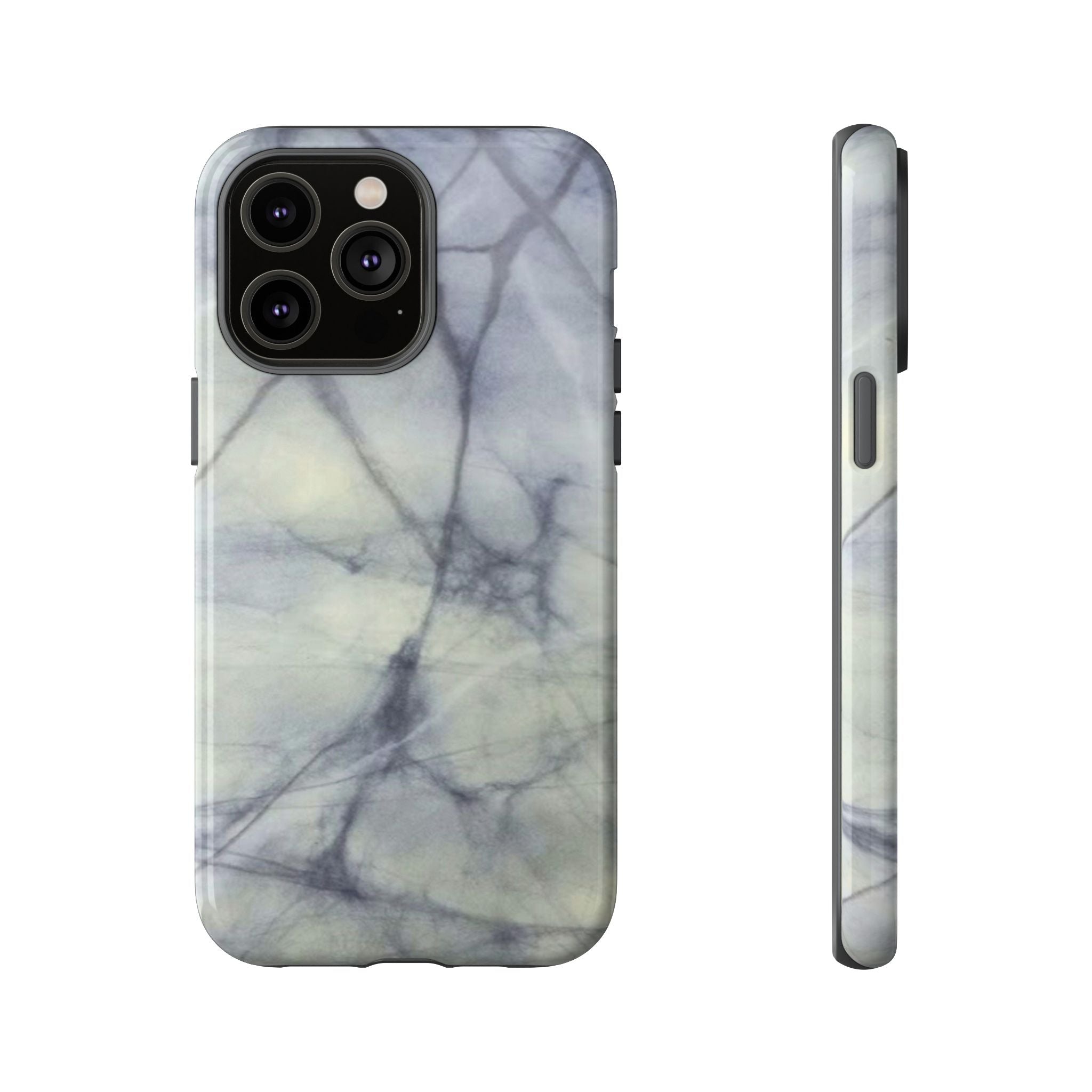 Phone Case, Eye-catching White Marble Look Tough Case by Studio Blitz