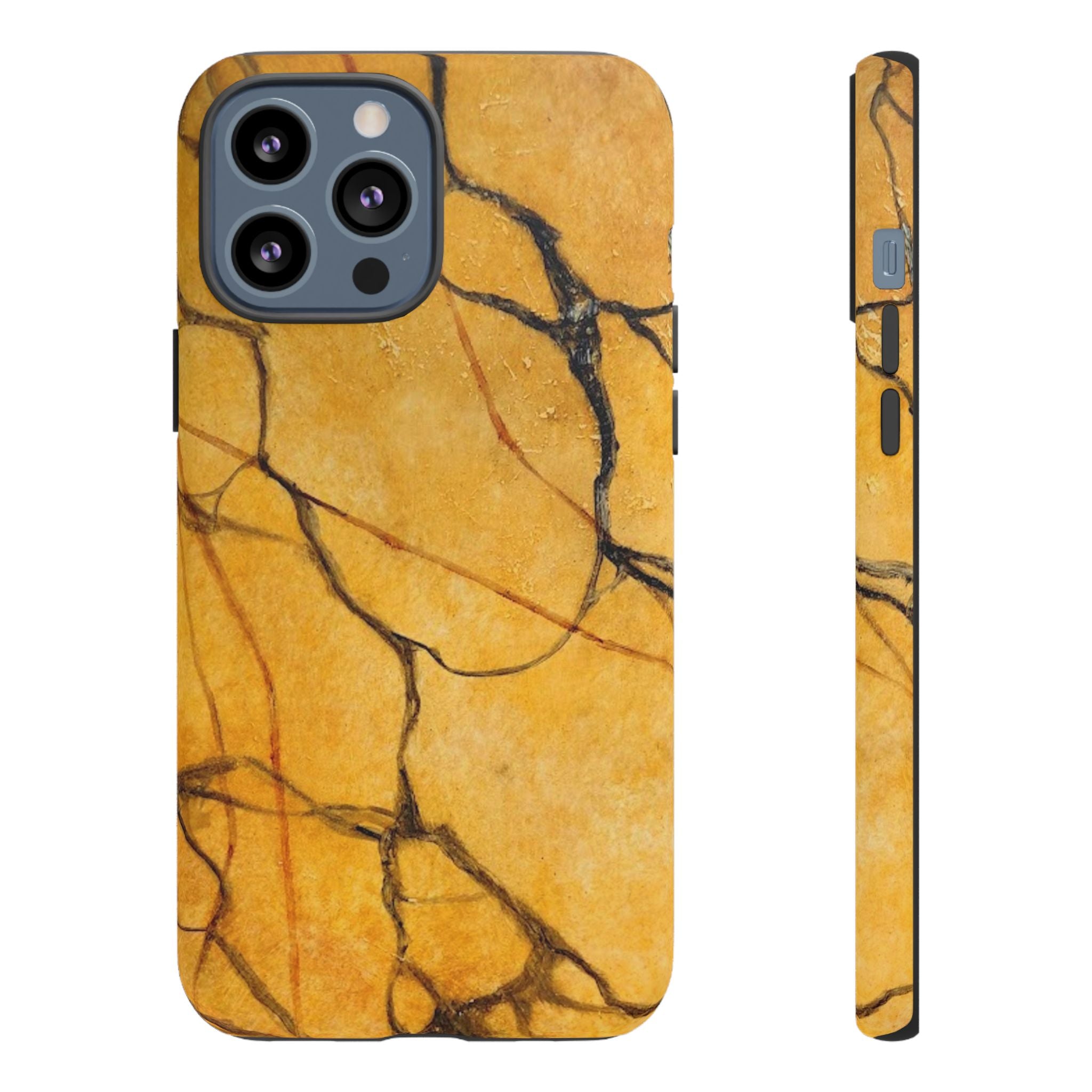 Sexy Gold Marbleized Phone Cases designed by Studio Blitz