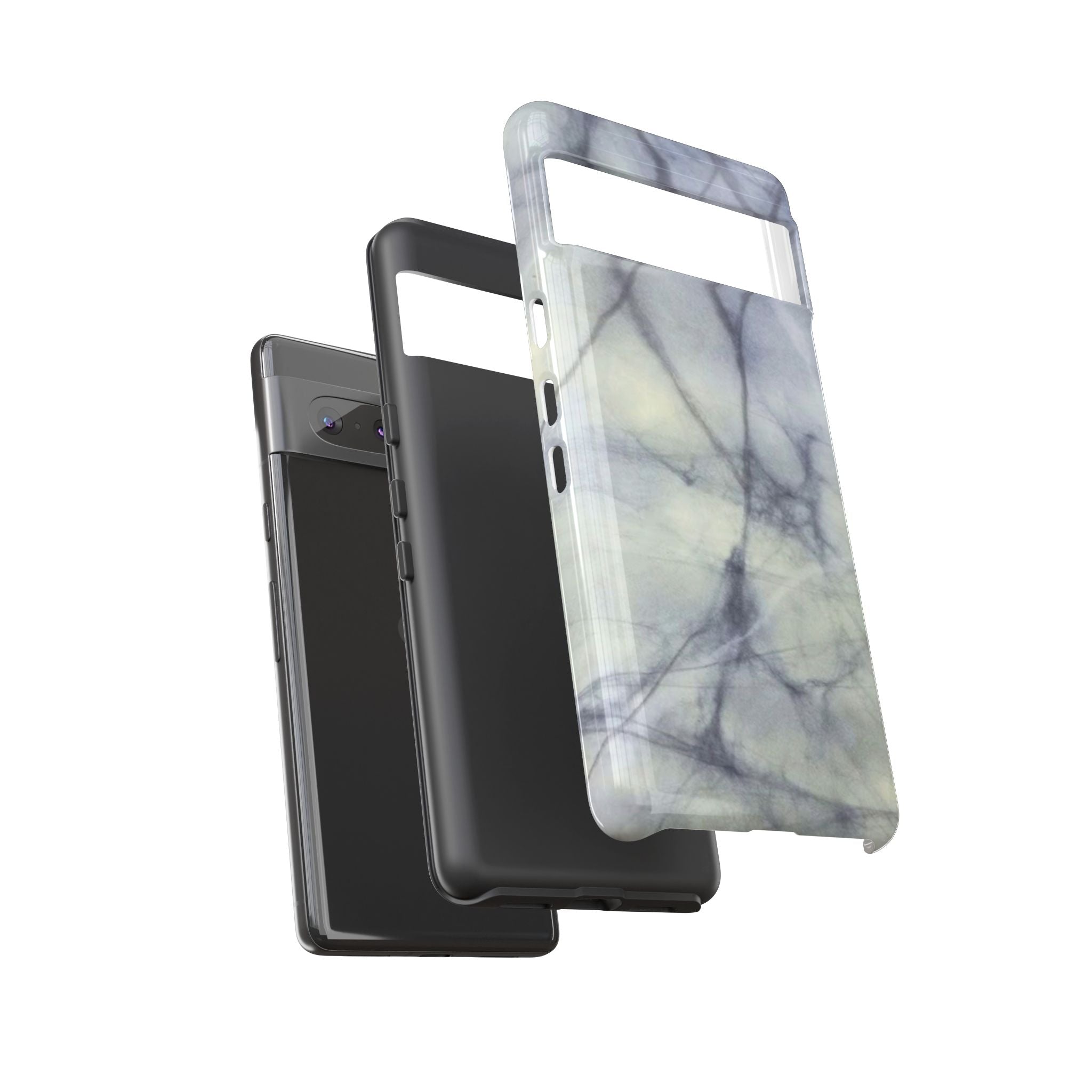 Phone Case, Eye-catching White Marble Look Tough Case by Studio Blitz