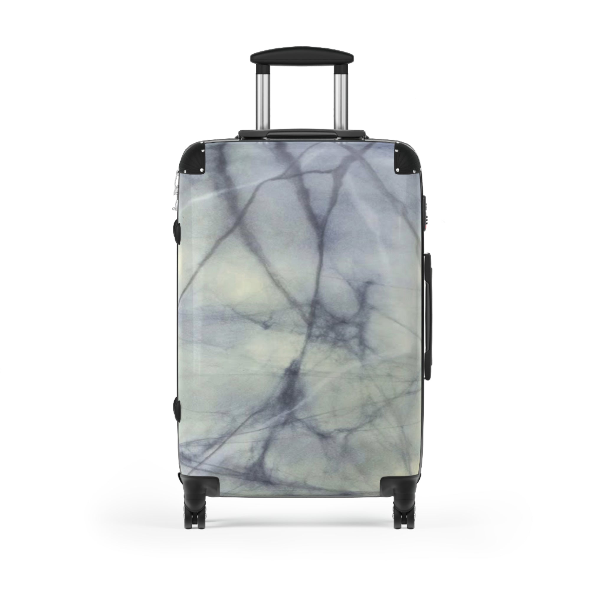 Suitcase - Elegant White Marble Art Design by Studio Blitz