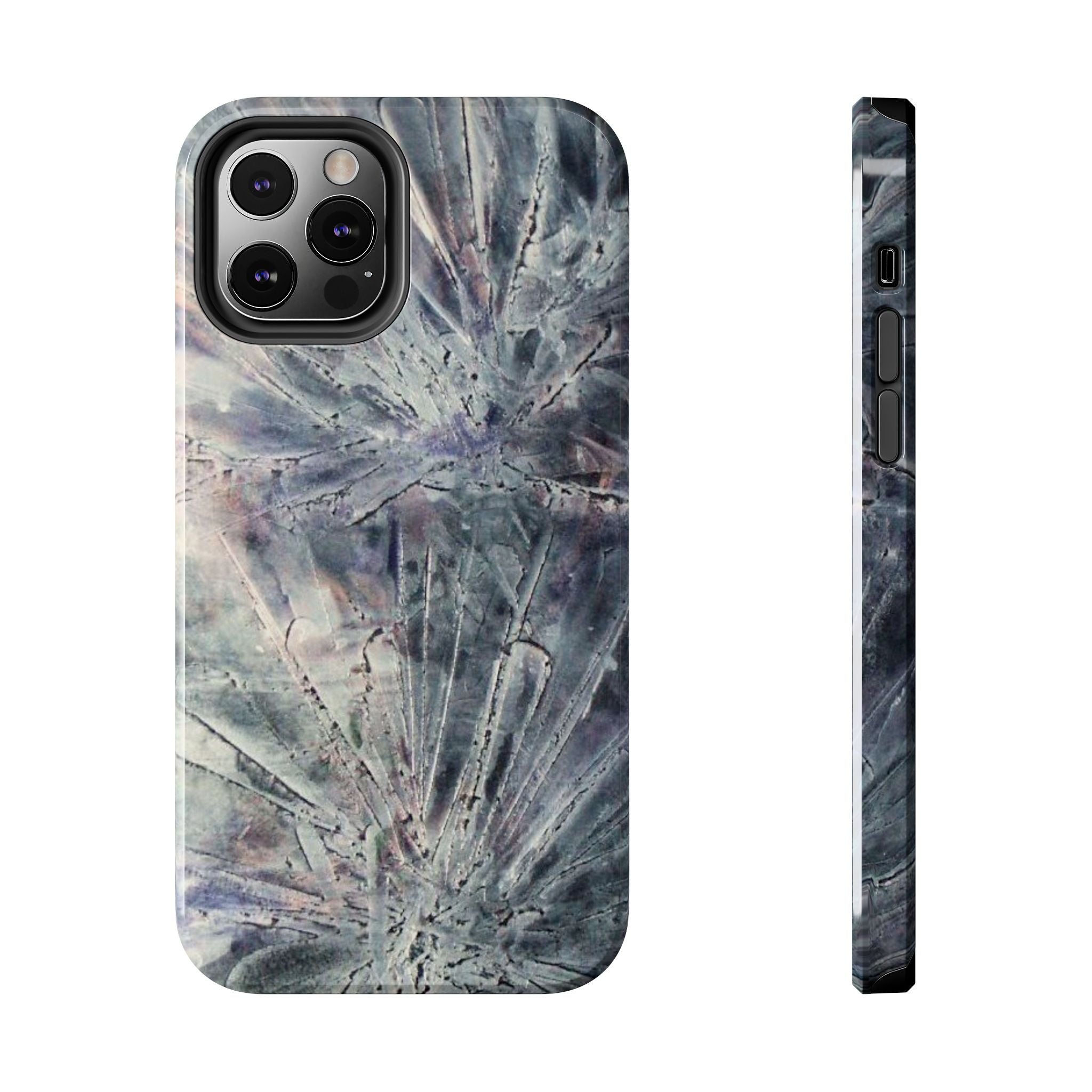 Phone Case with A Burst of Abstract Art Design by Studio Blitz