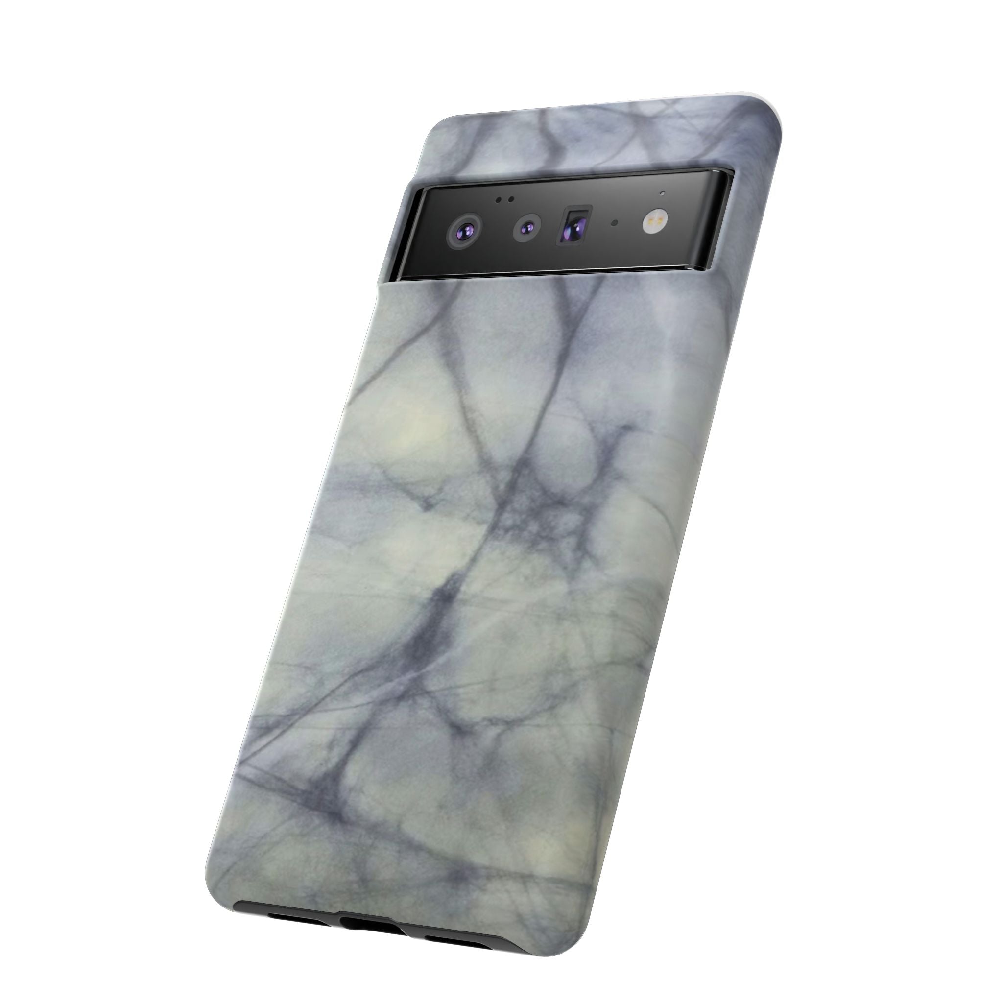 Phone Case, Eye-catching White Marble Look Tough Case by Studio Blitz