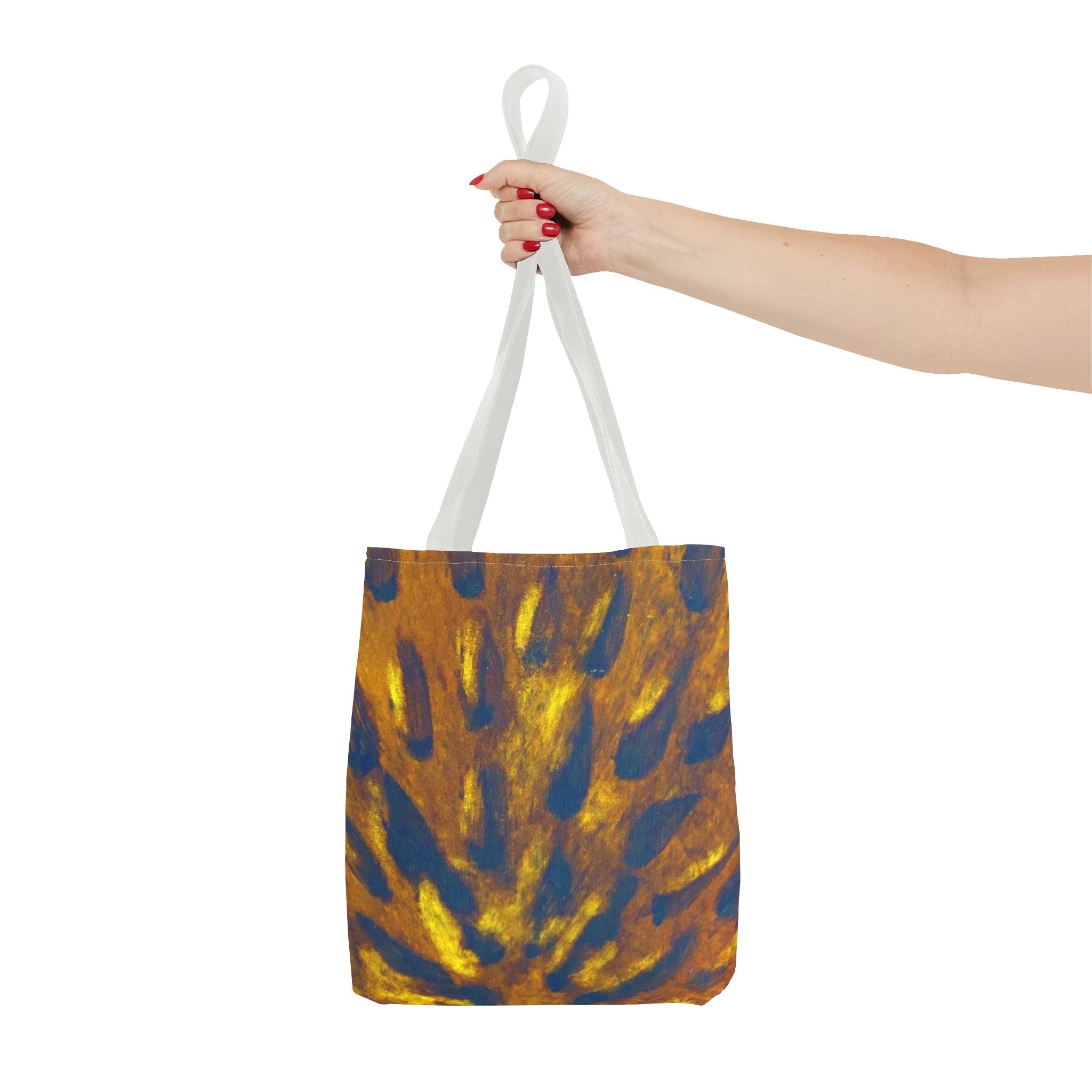 Vibrant Art Tote Bag Designed by Studio Blitz to Walk on the Wild Side for Carryall