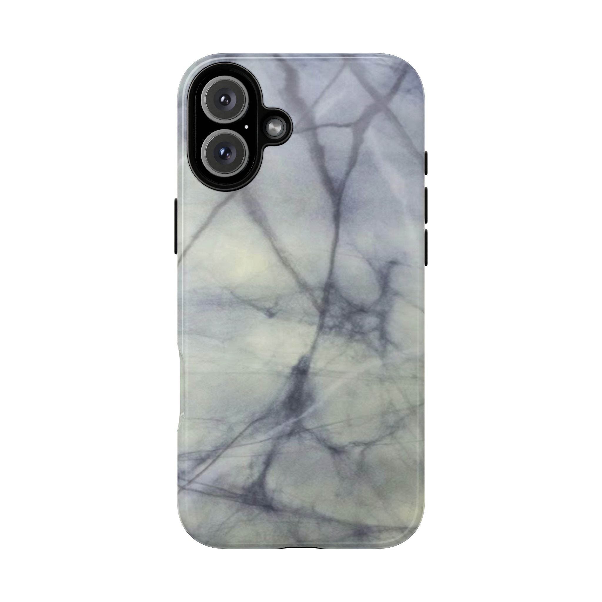 Phone Case, Eye-catching White Marble Look Tough Case by Studio Blitz