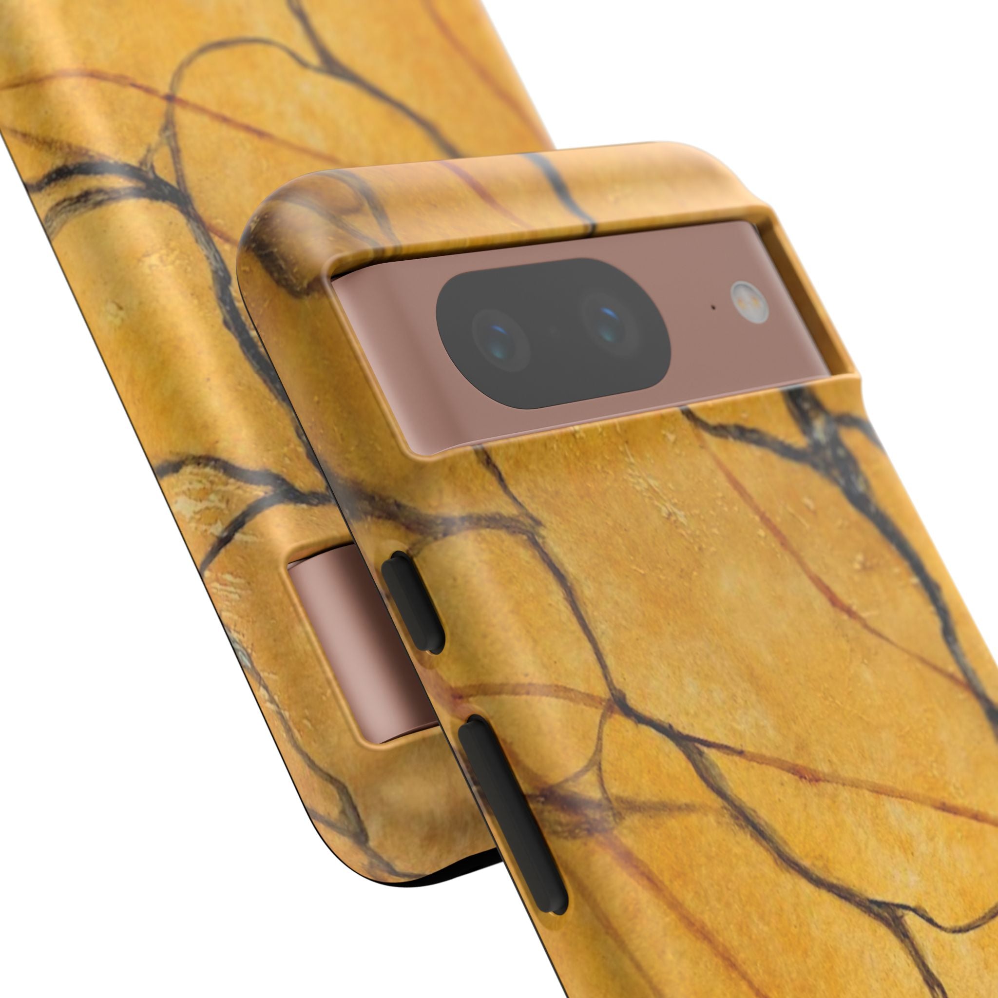 Sexy Gold Marbleized Phone Cases designed by Studio Blitz