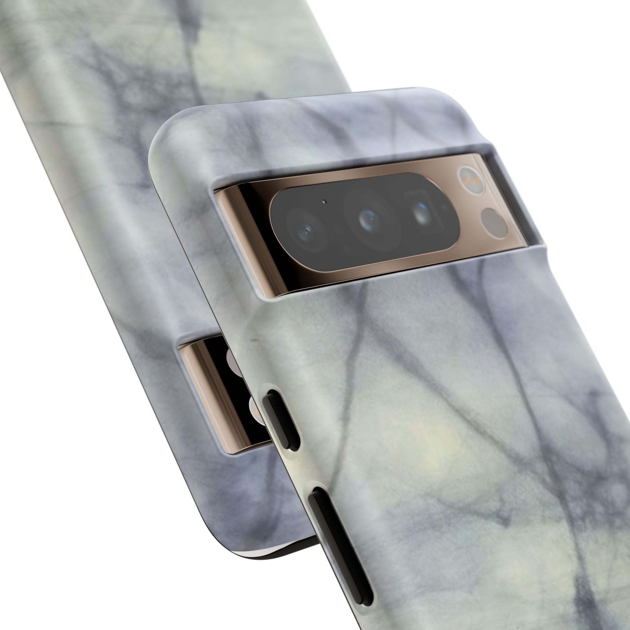 Phone Case, Eye-catching White Marble Look Tough Case by Studio Blitz
