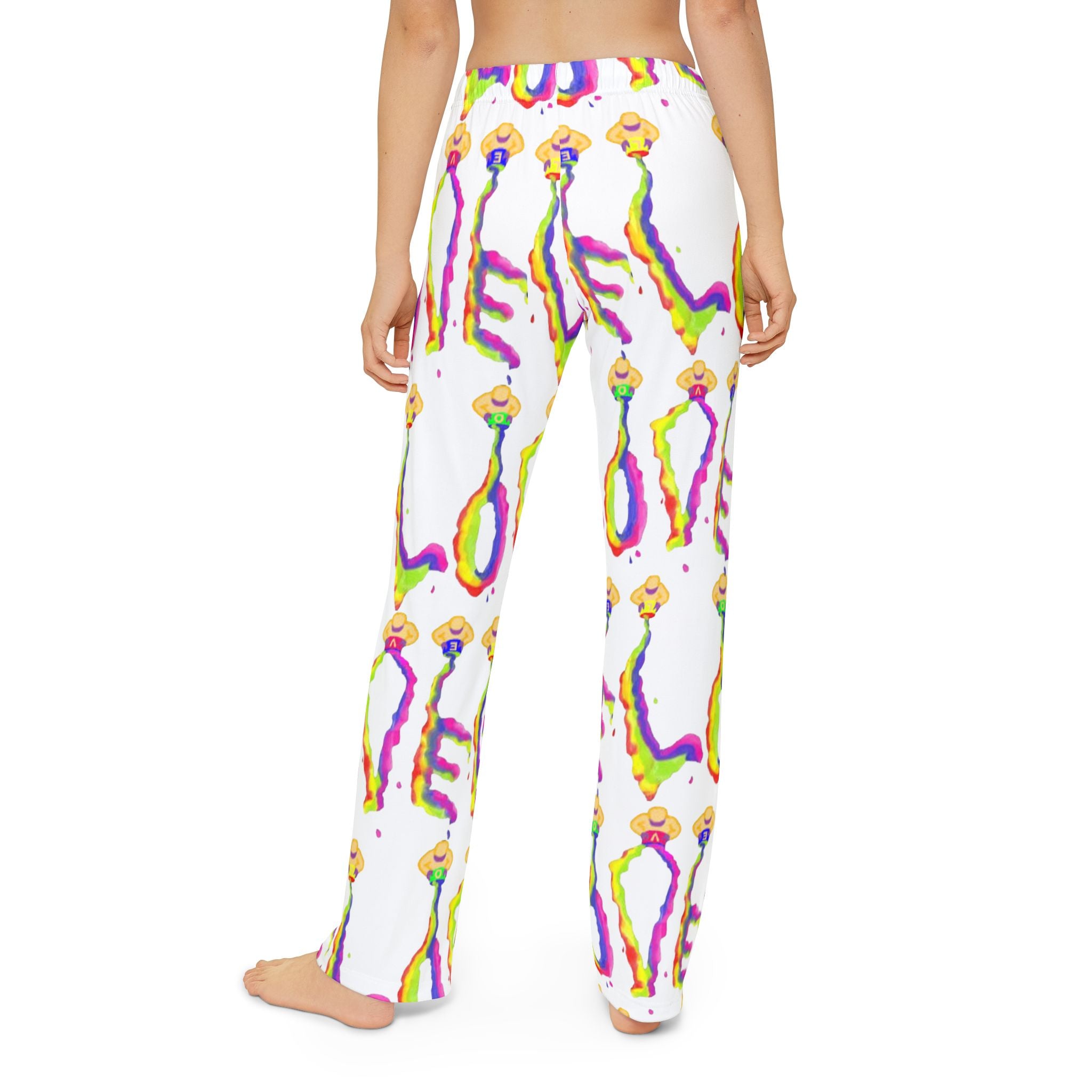 Kidz Colorful LOVE Pajama Pants - Art Painted by Studio Blitz