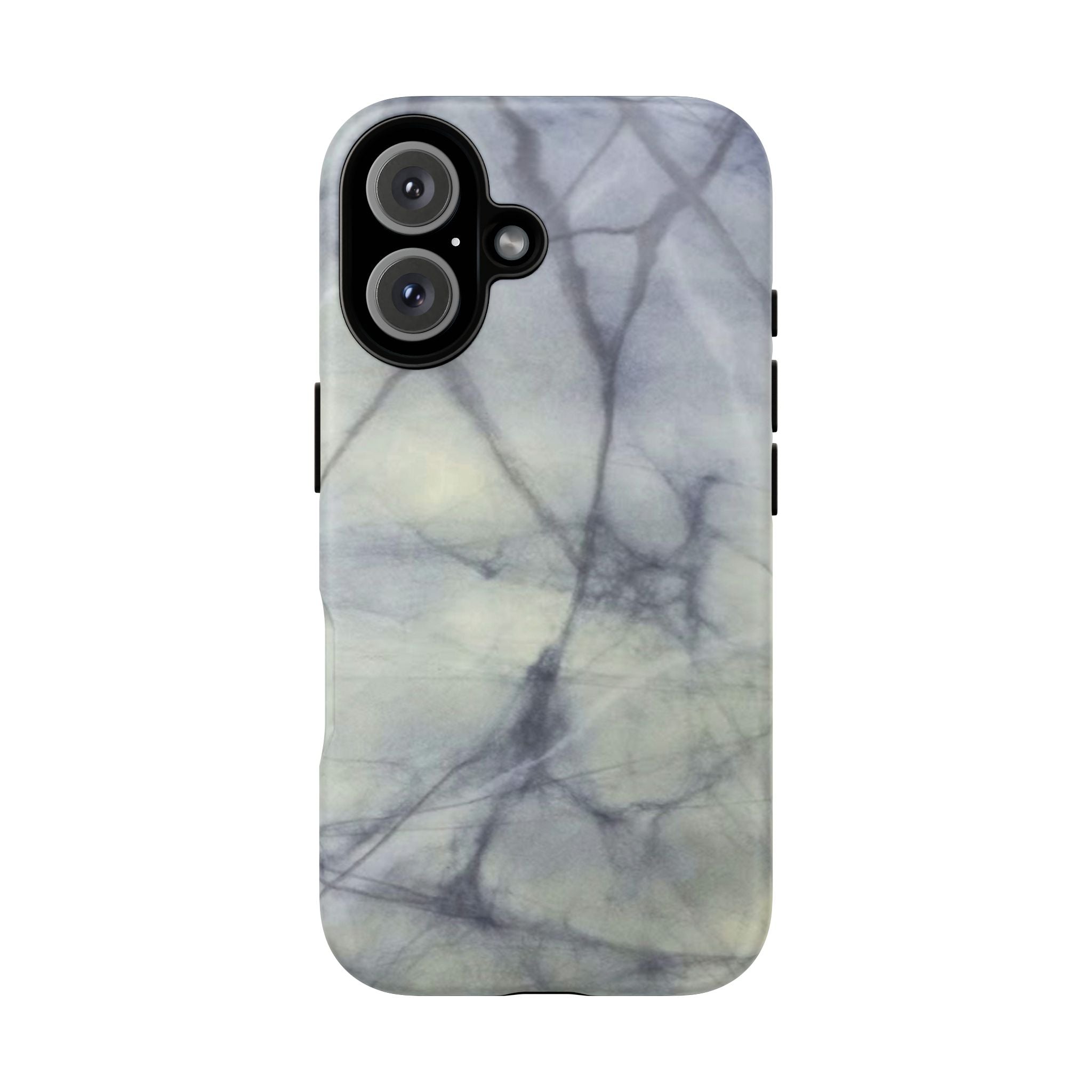 Phone Case, Eye-catching White Marble Look Tough Case by Studio Blitz