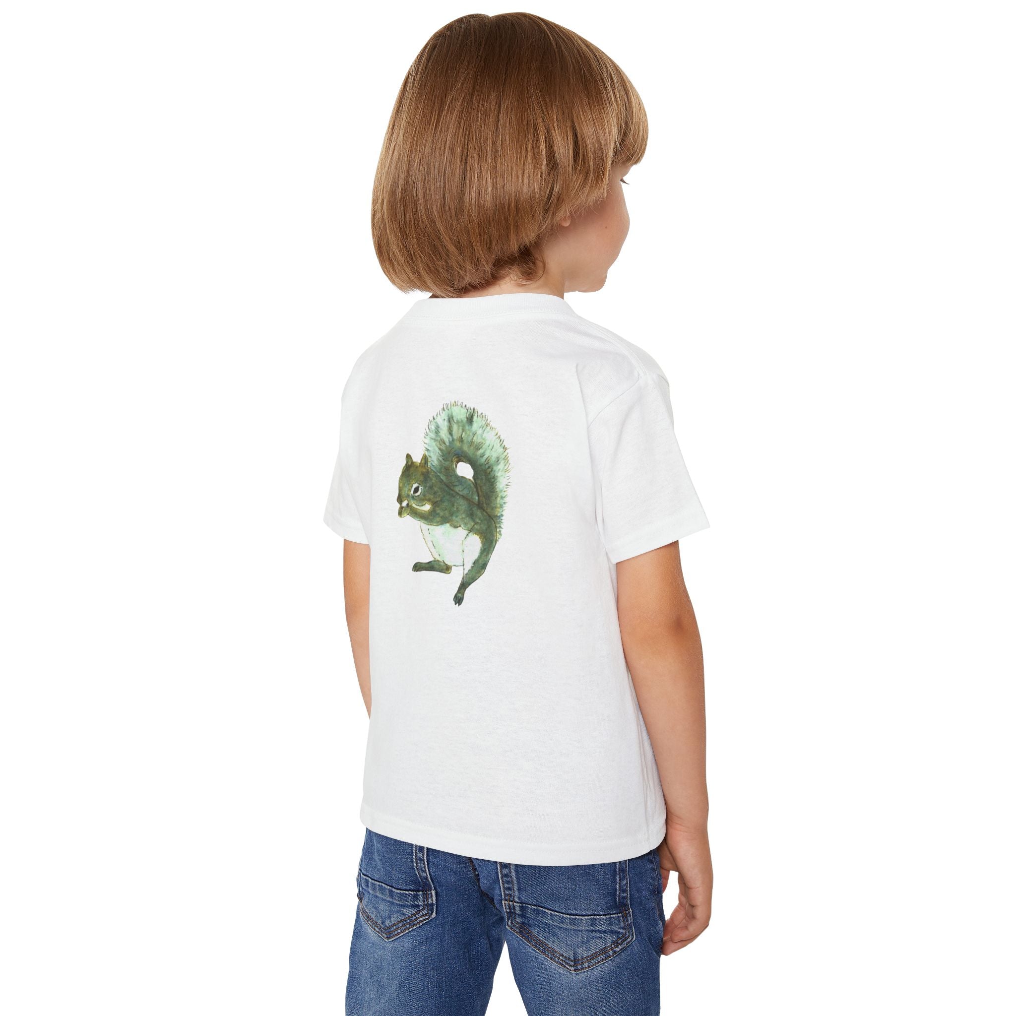 Nature-Inspired Toddler T-Shirt with Adorable Animal Art by Studio Blitz