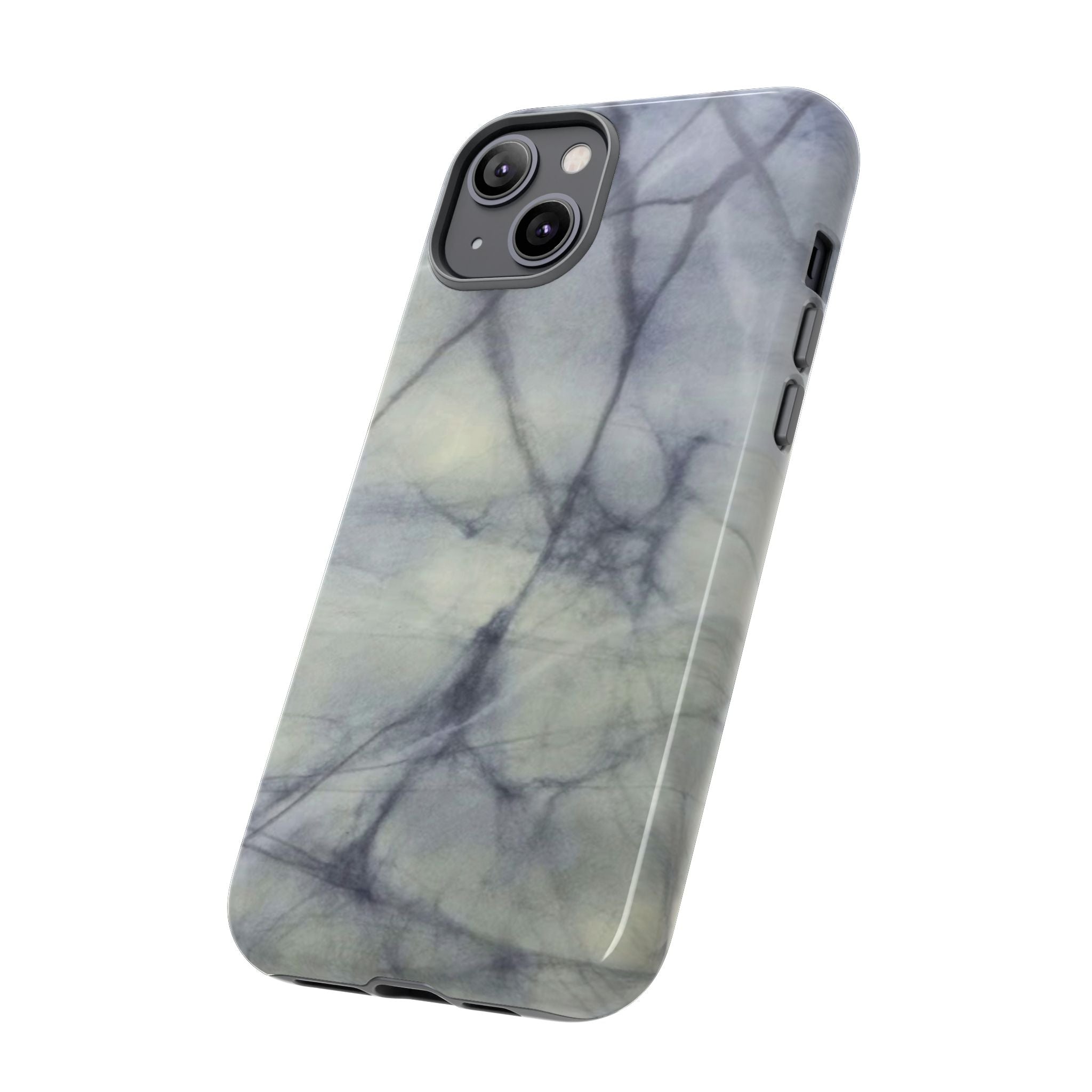 Phone Case, Eye-catching White Marble Look Tough Case by Studio Blitz