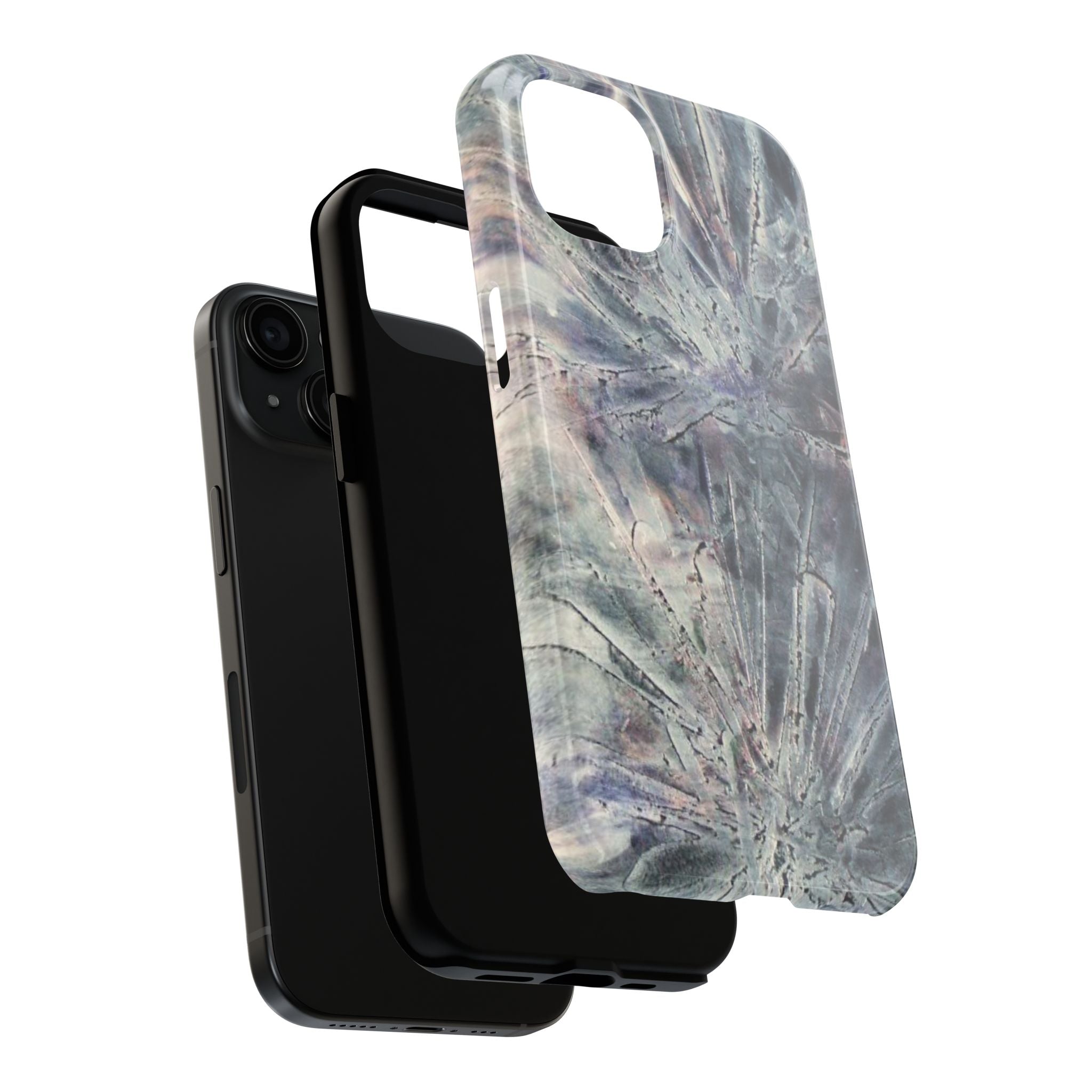 Phone Case with A Burst of Abstract Art Design by Studio Blitz