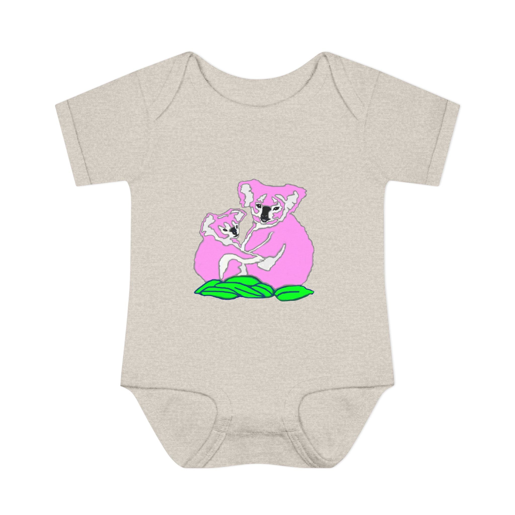 So Cute Pink Koalas designed by Studio Blitz Infant to 24 Mo. Bodysuit