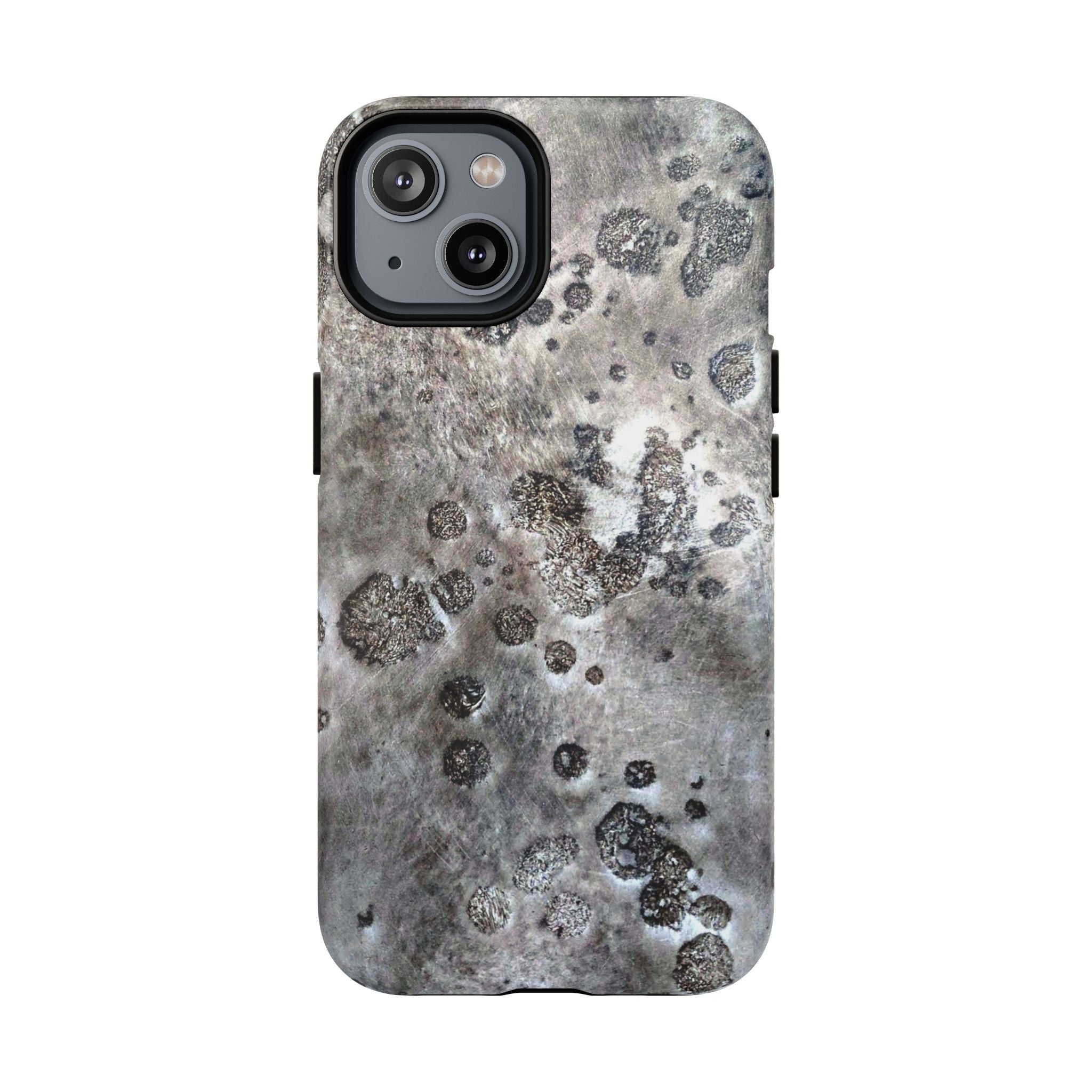 Tough Magnetic Phone Case with Moon Rock Art Design by Studio Blitz