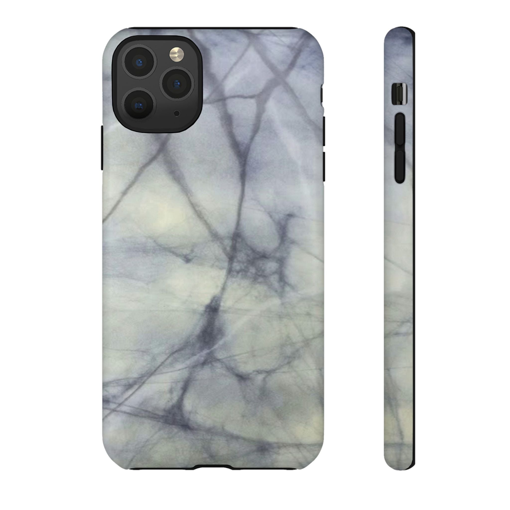 Phone Case, Eye-catching White Marble Look Tough Case by Studio Blitz